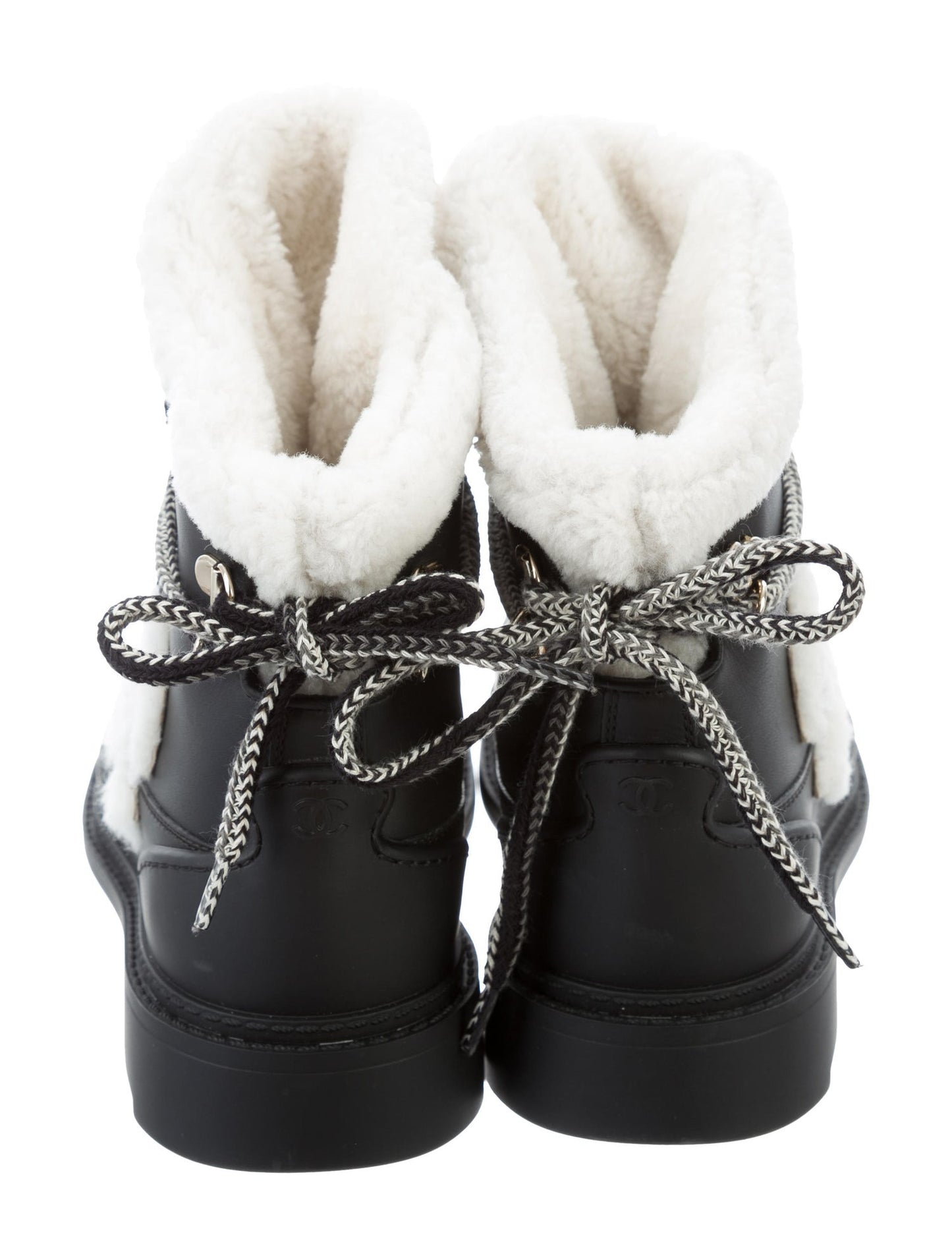 Chanel Sherpa Boots