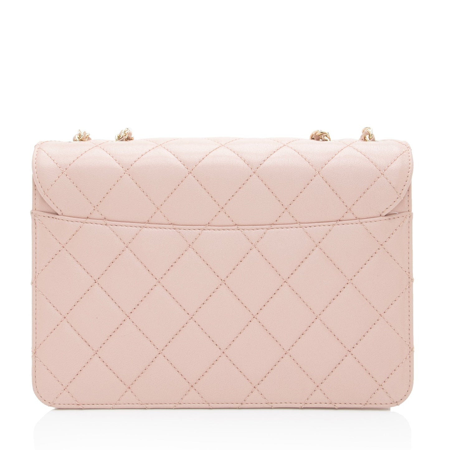 Chanel Sheepskin Beauty Flap Lock Small Shoulder Bag