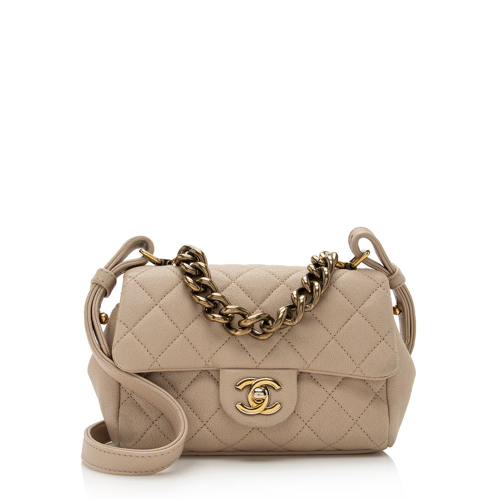 Chanel Sheepskin Trapezio Flap - FINAL SHF Shoulder Bag