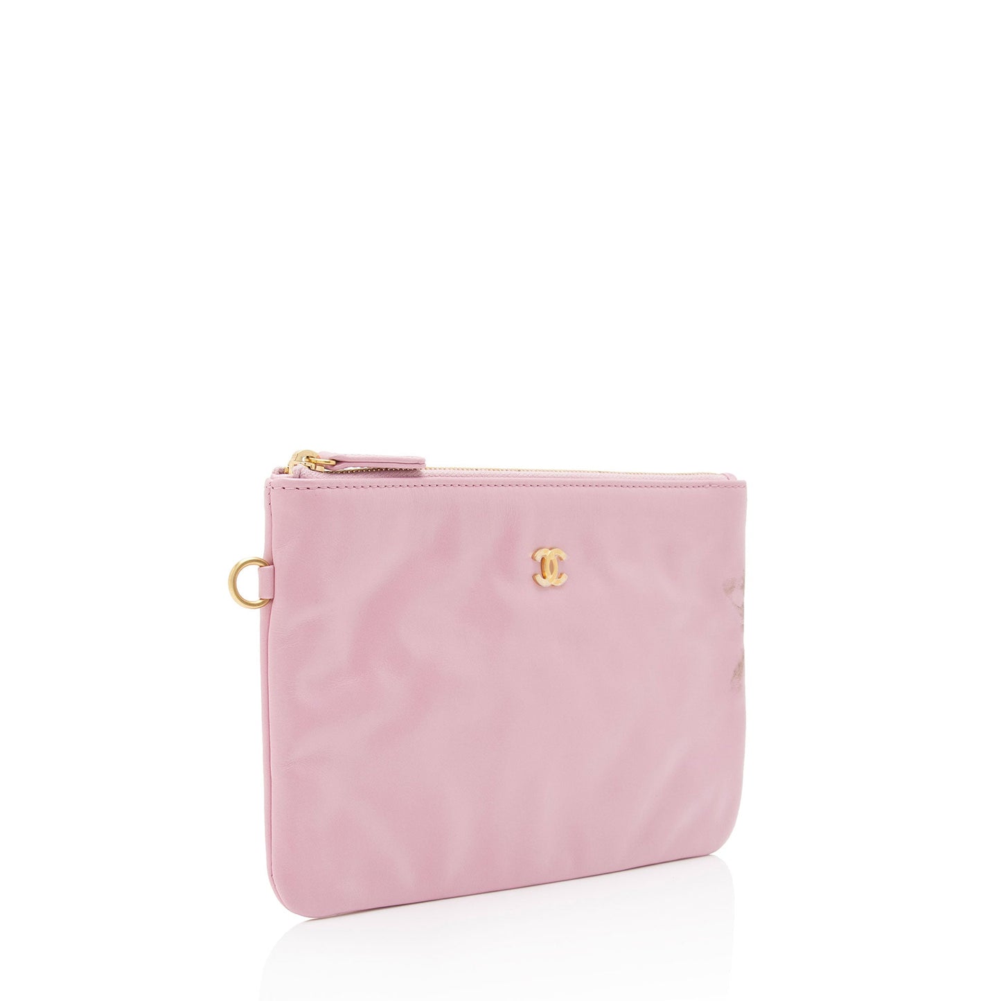 Chanel Shiny Calfskin 22 Pochette SHF-luFryp Small Clutch Bag