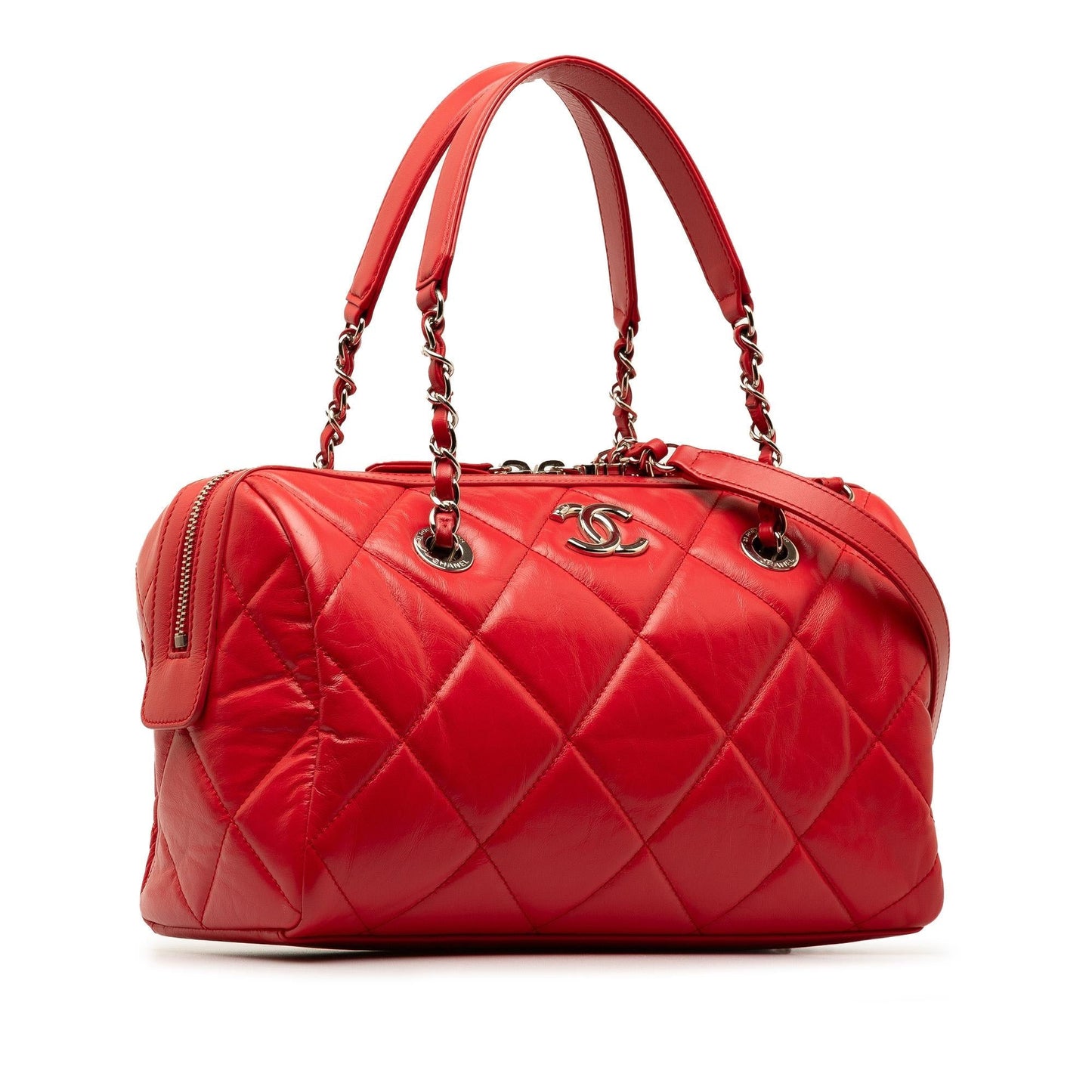 Chanel Aged Calfskin Express Bowling Satchel Small Satchel Bag Satchel 1