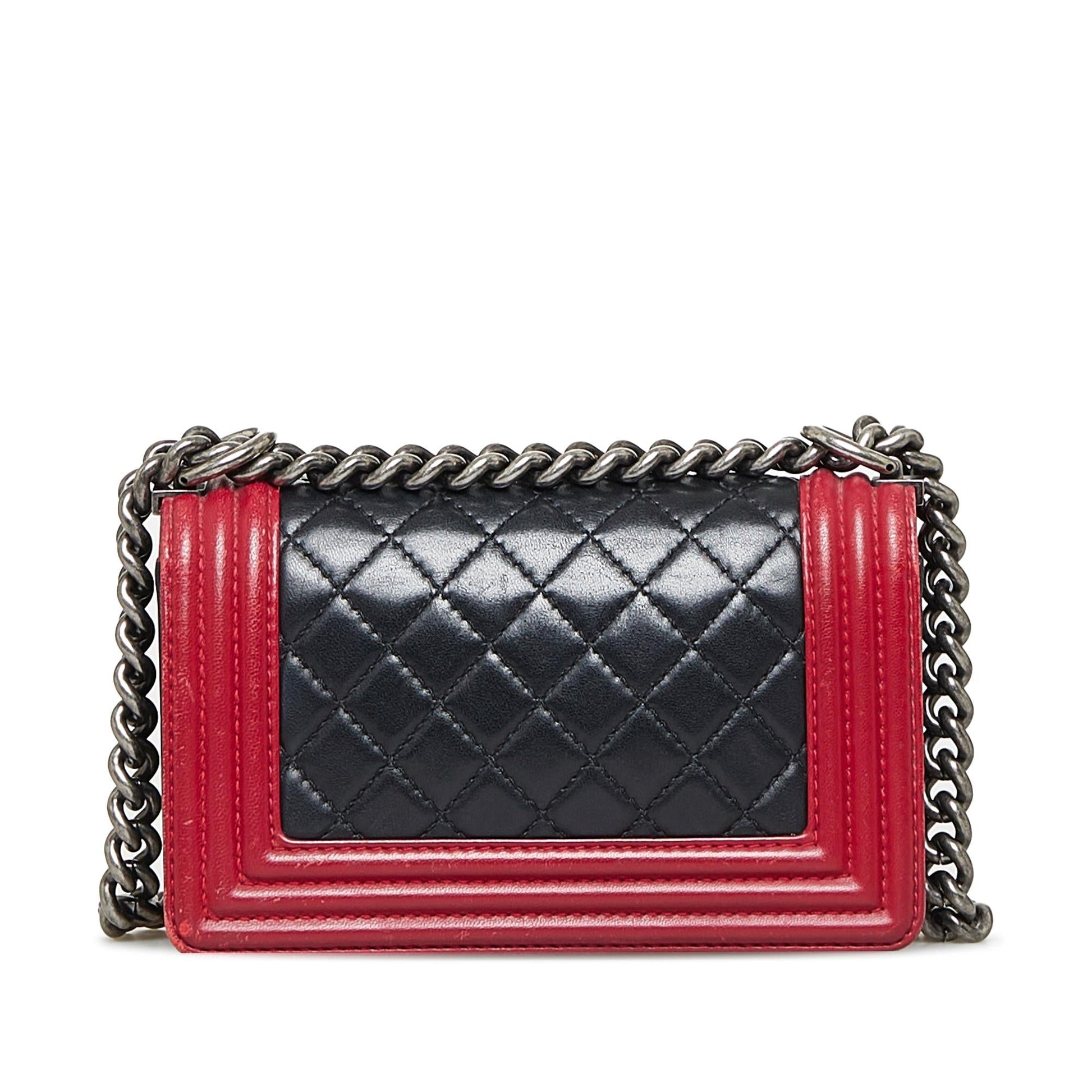 Chanel Bicolor Boy Small Handbag Boy 3