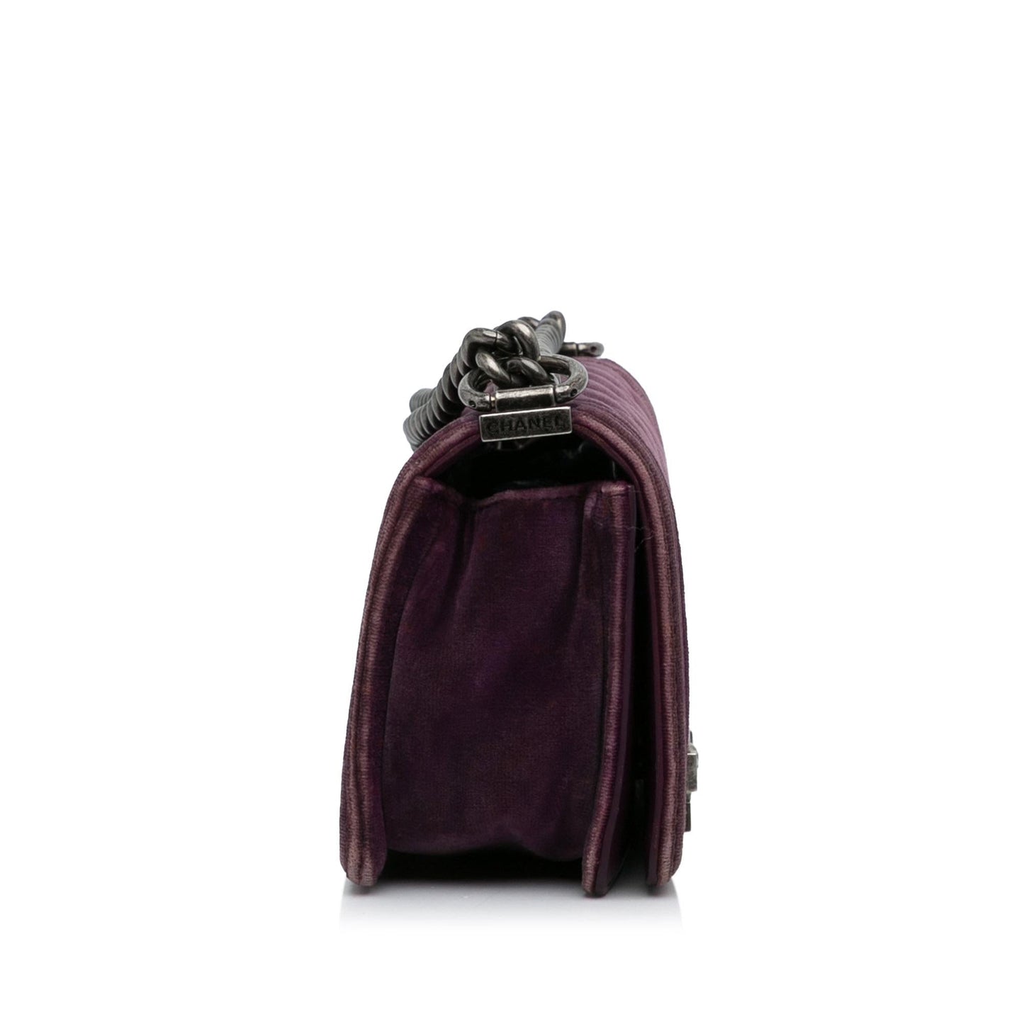 Chanel Boy Velvet Flap SHG-xHXqXz Small Shoulder Bag