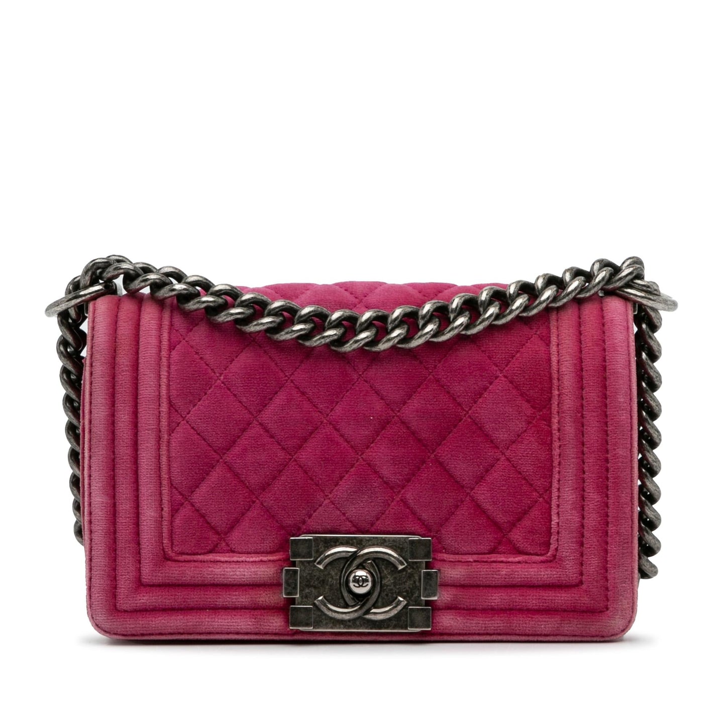 Chanel Boy Velvet Flap SHG-p1JjYJ Small Shoulder Bag