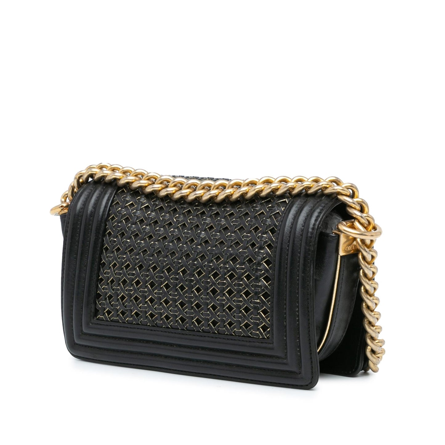 Chanel Braided Sheepskin Boy Flap SHG-3XvapB Small Handbag