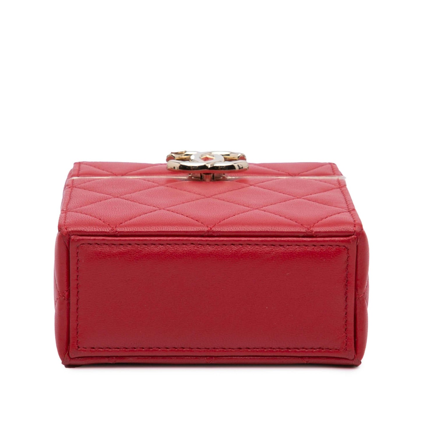 Chanel CC Lambskin Box Vanity Small Handbag