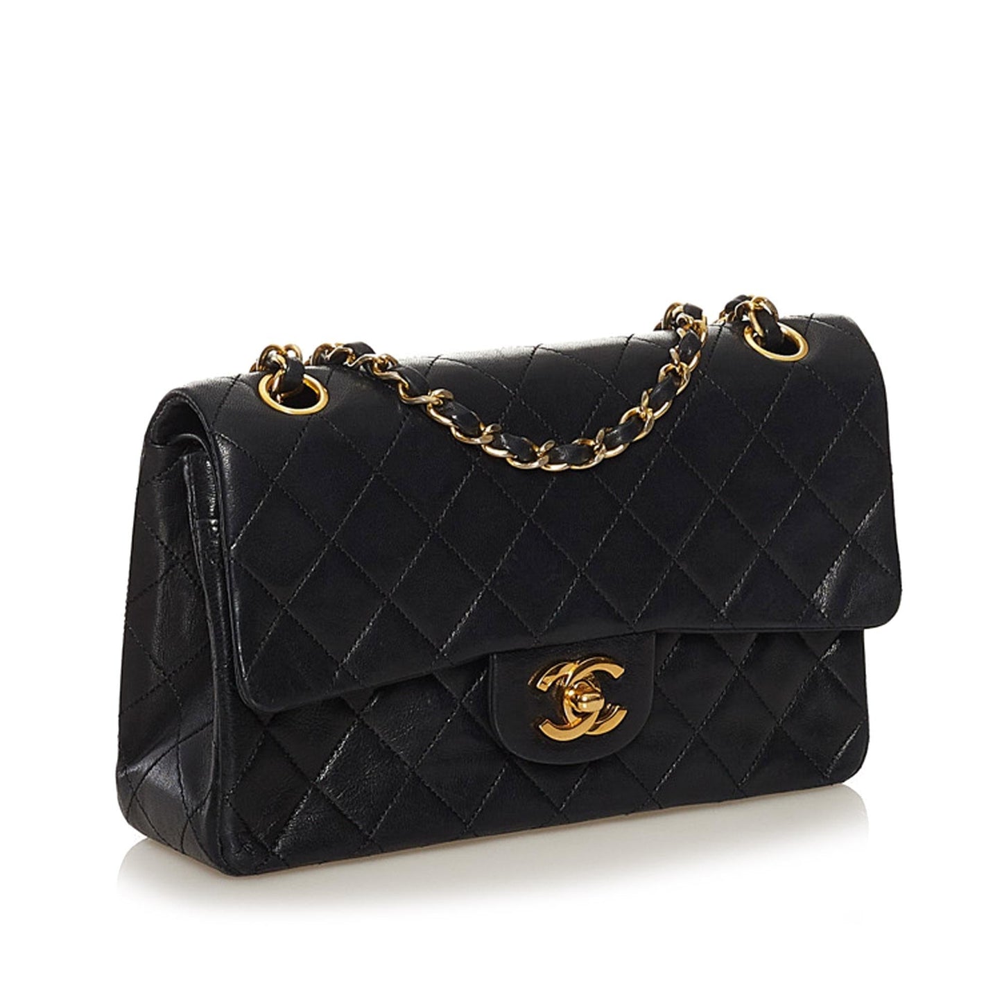 Chanel CC Matelasse Lambskin Flap SHG Small Shoulder Bag