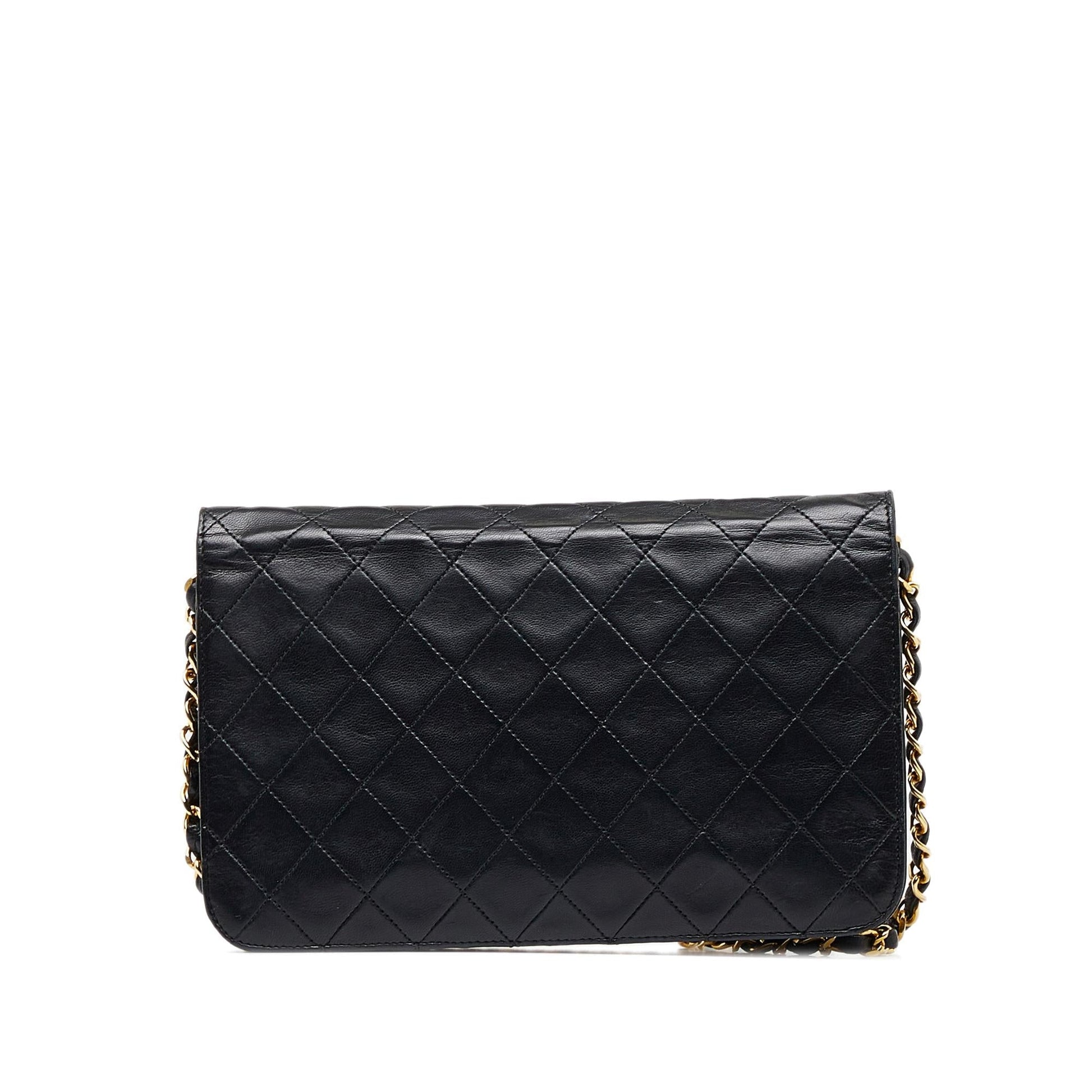 Chanel CC Quilted Full Flap SHG-nZYrZm Small Shoulder Bag