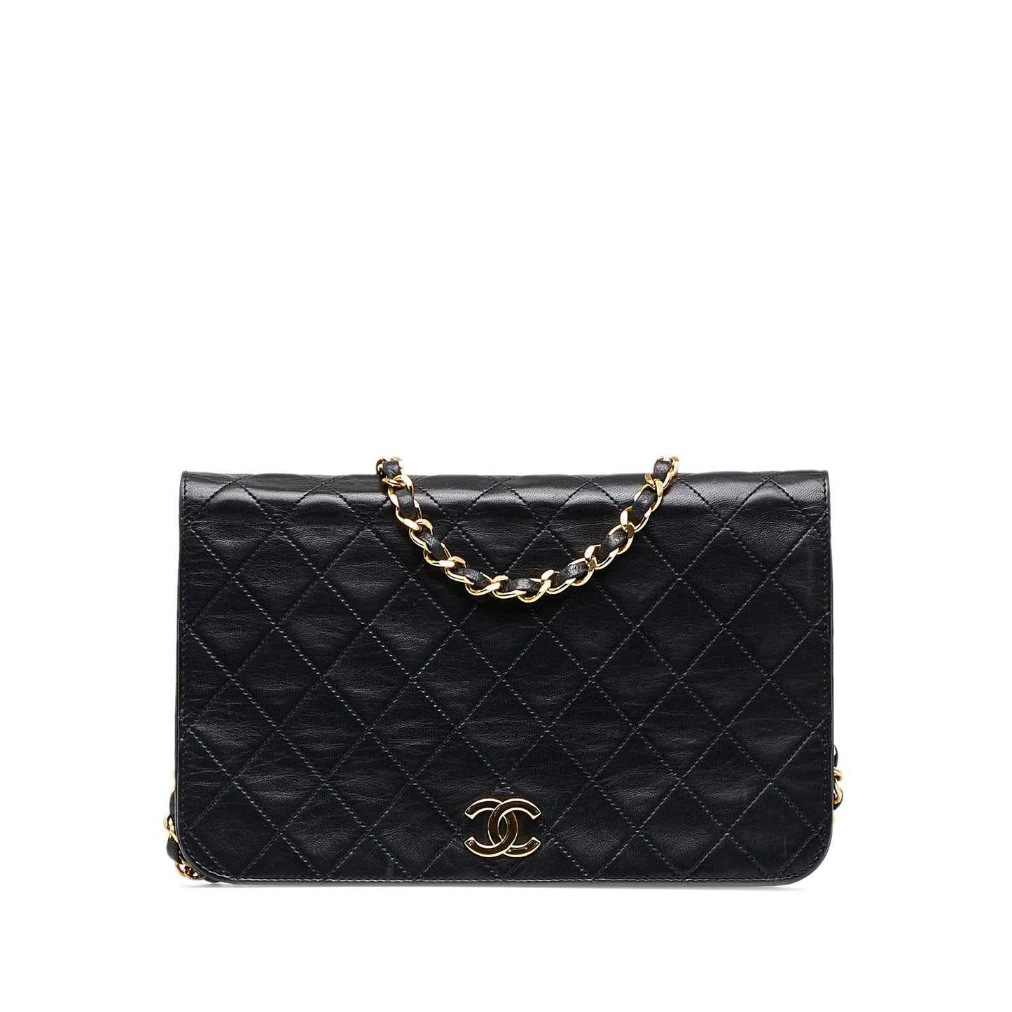 Chanel CC Quilted Full Flap SHG-nZYrZm Small Shoulder Bag