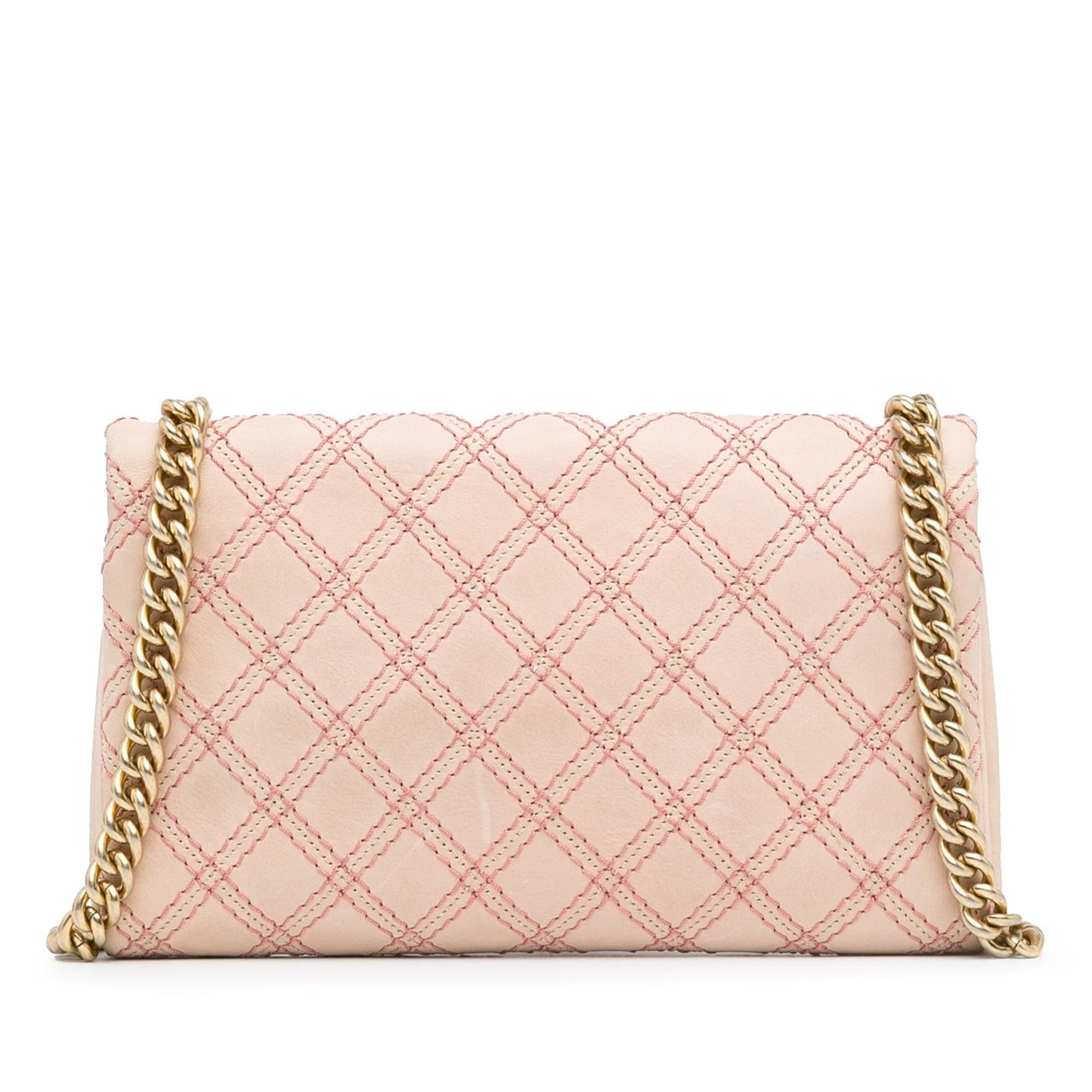 Chanel Small Calfskin Triple Stitched Flap (SHG-MqcPxP)