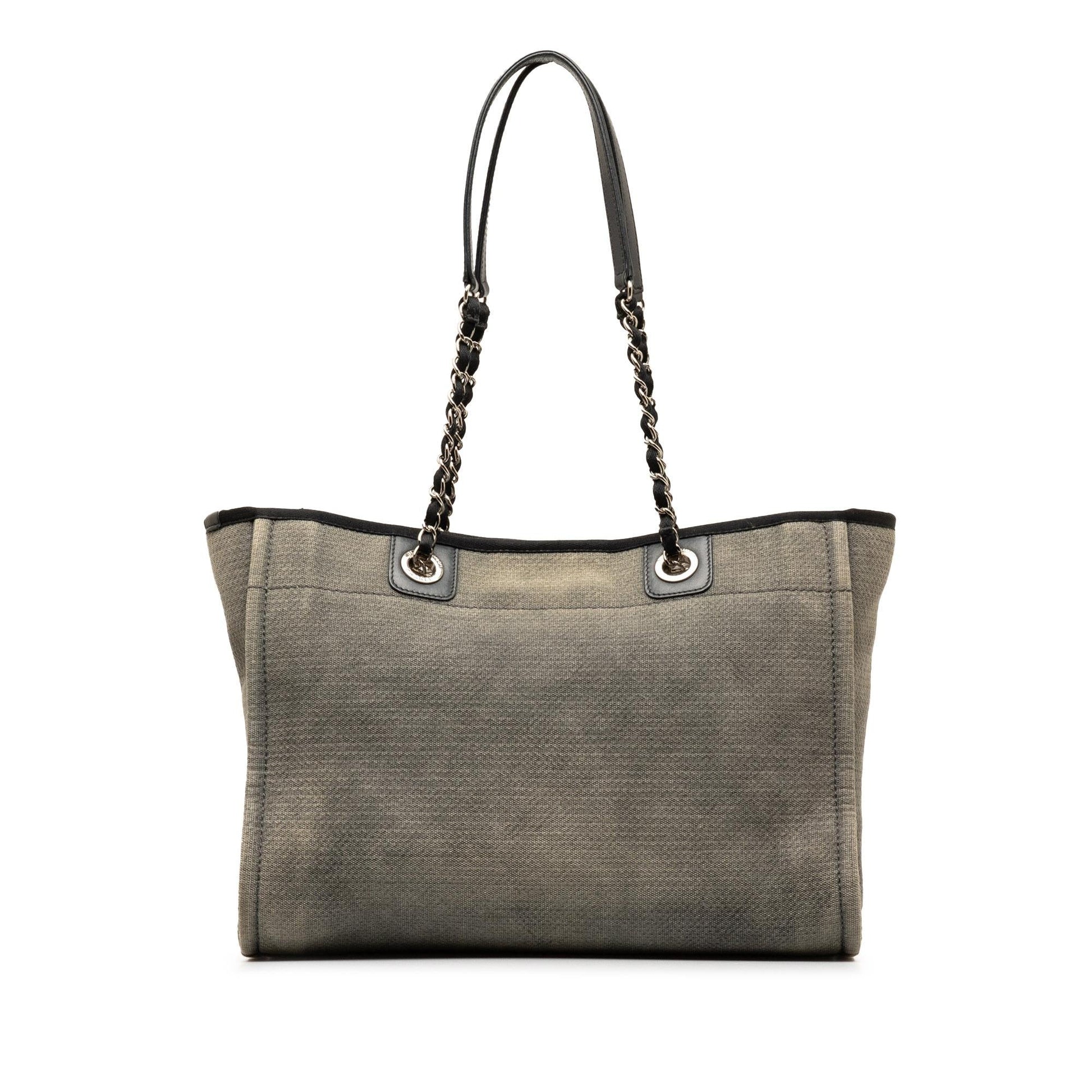 Chanel Deauville SHG-mmN7Cl Small Canvas Tote Bag