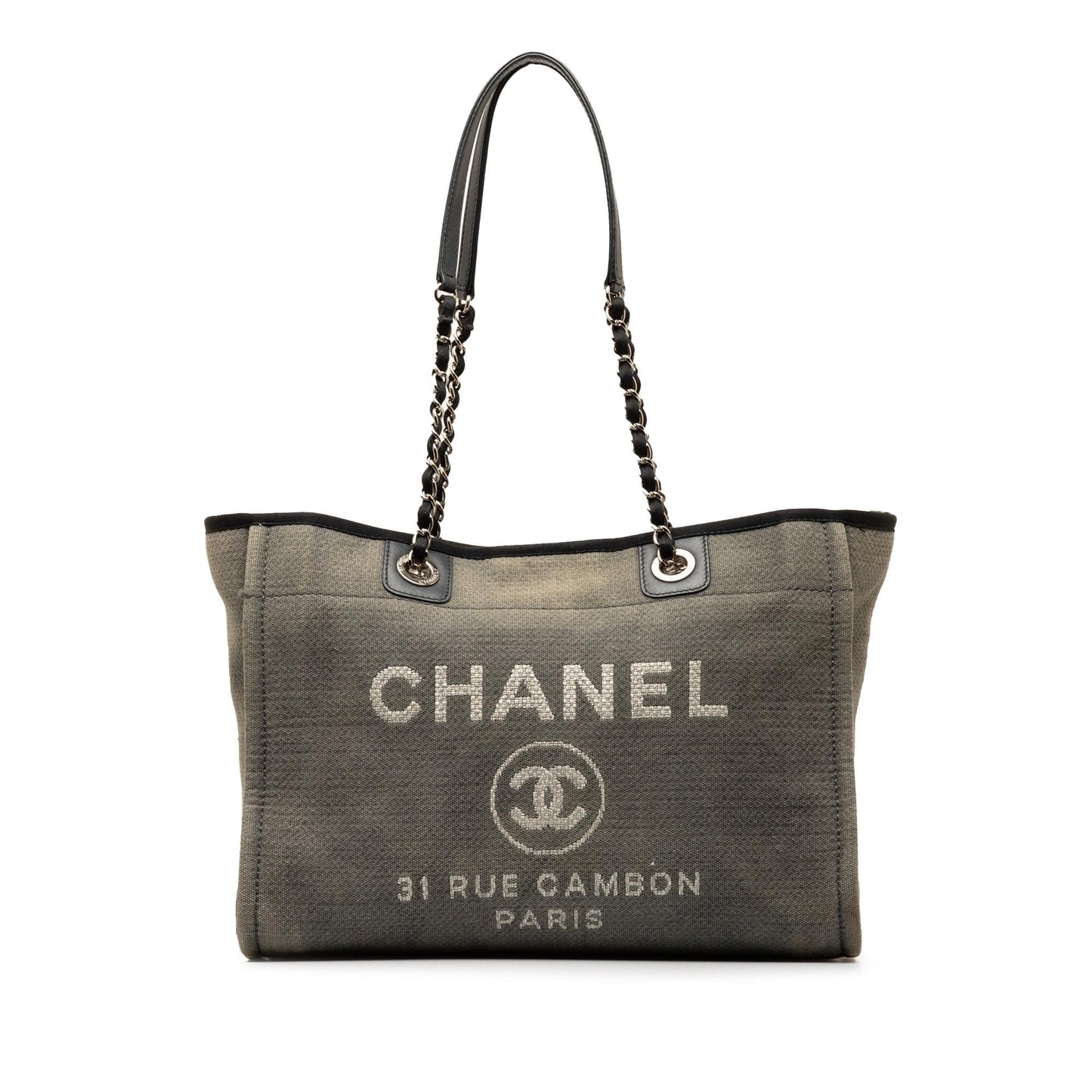Chanel Deauville SHG-mmN7Cl Small Canvas Tote Bag