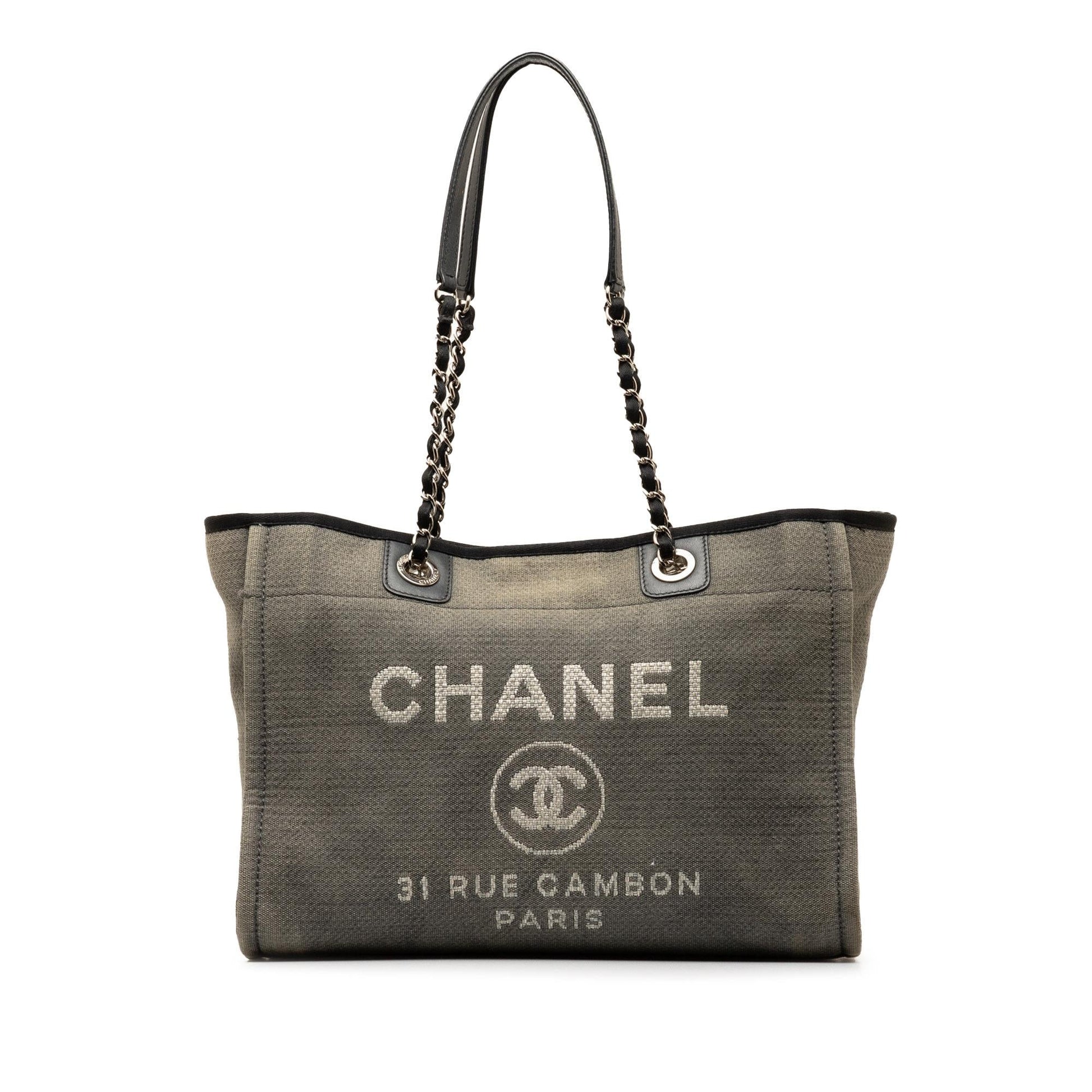 Chanel Deauville SHG-mmN7Cl Small Canvas Tote Bag