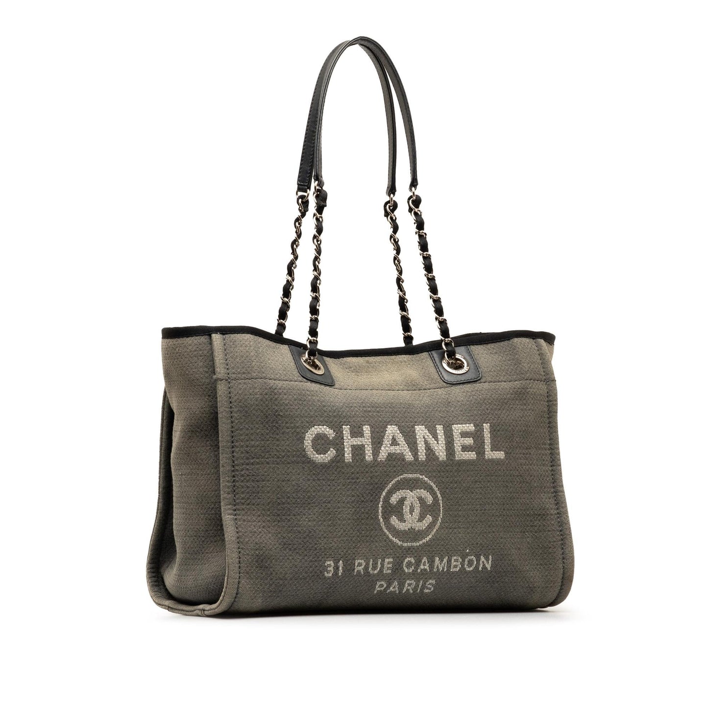 Chanel Deauville SHG-mmN7Cl Small Canvas Tote Bag