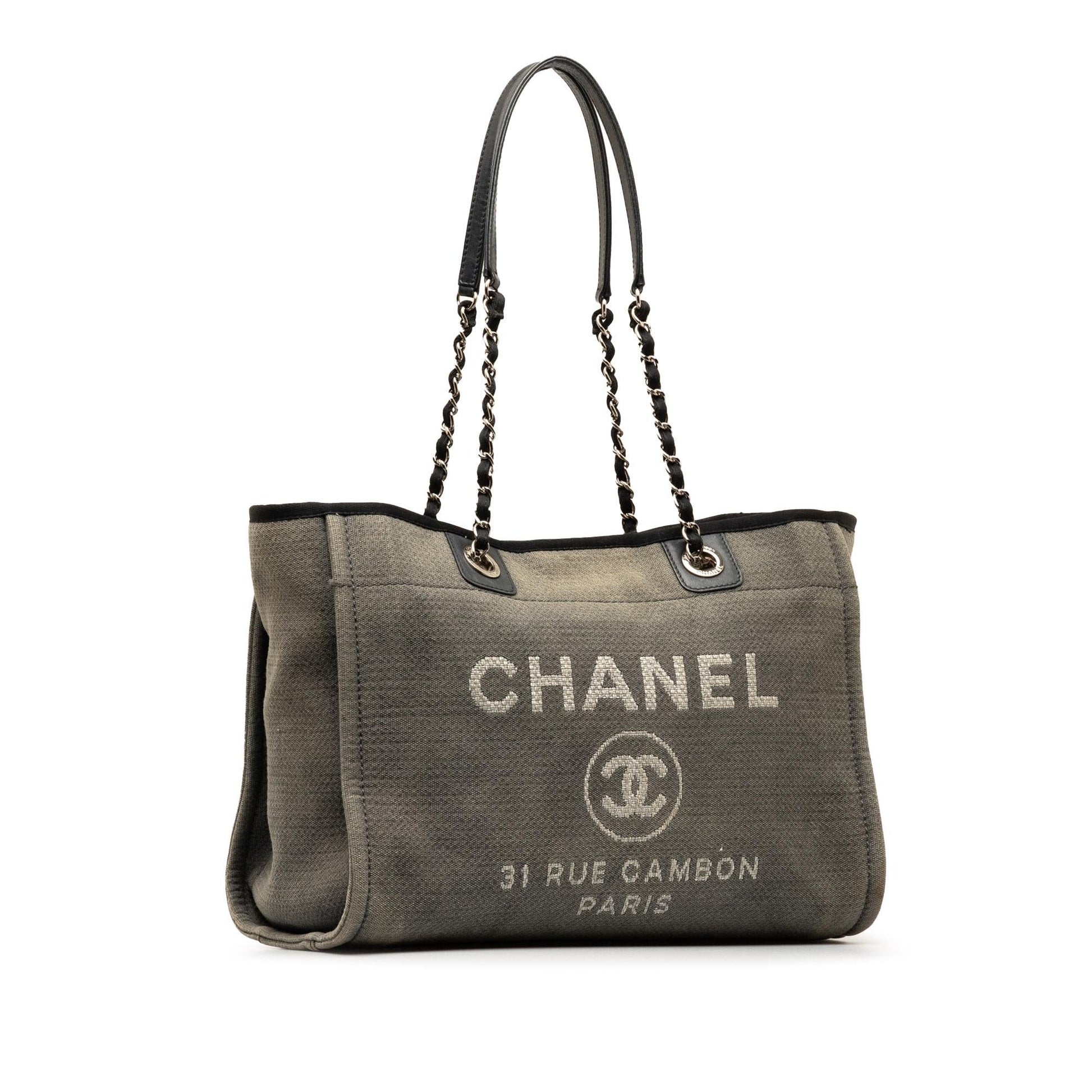 Chanel Deauville SHG-mmN7Cl Small Canvas Tote Bag