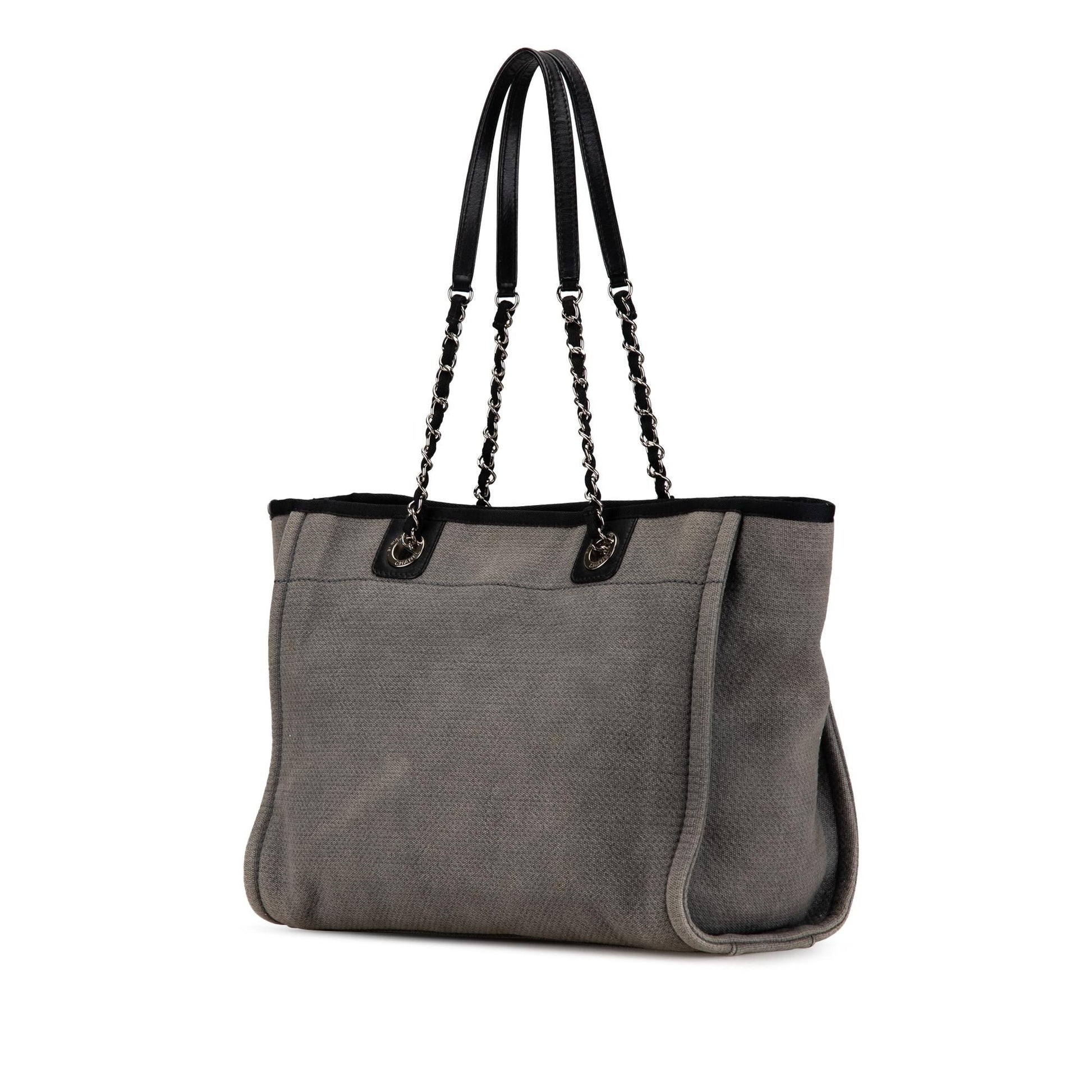 Chanel Deauville SHG-2Pyf4g Small Canvas Tote Bag