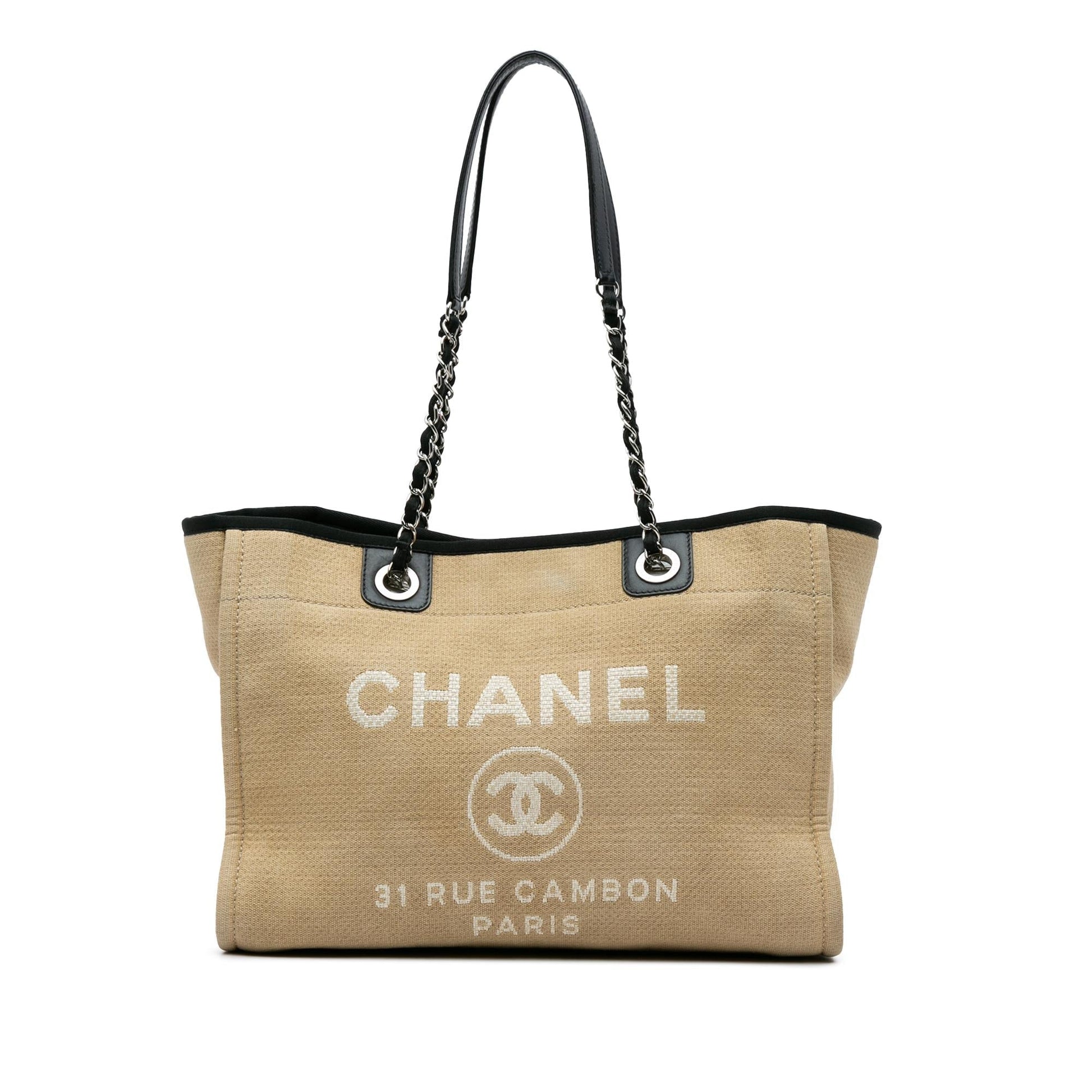 Chanel Deauville SHG-tFsBMz Small Canvas Tote Bag