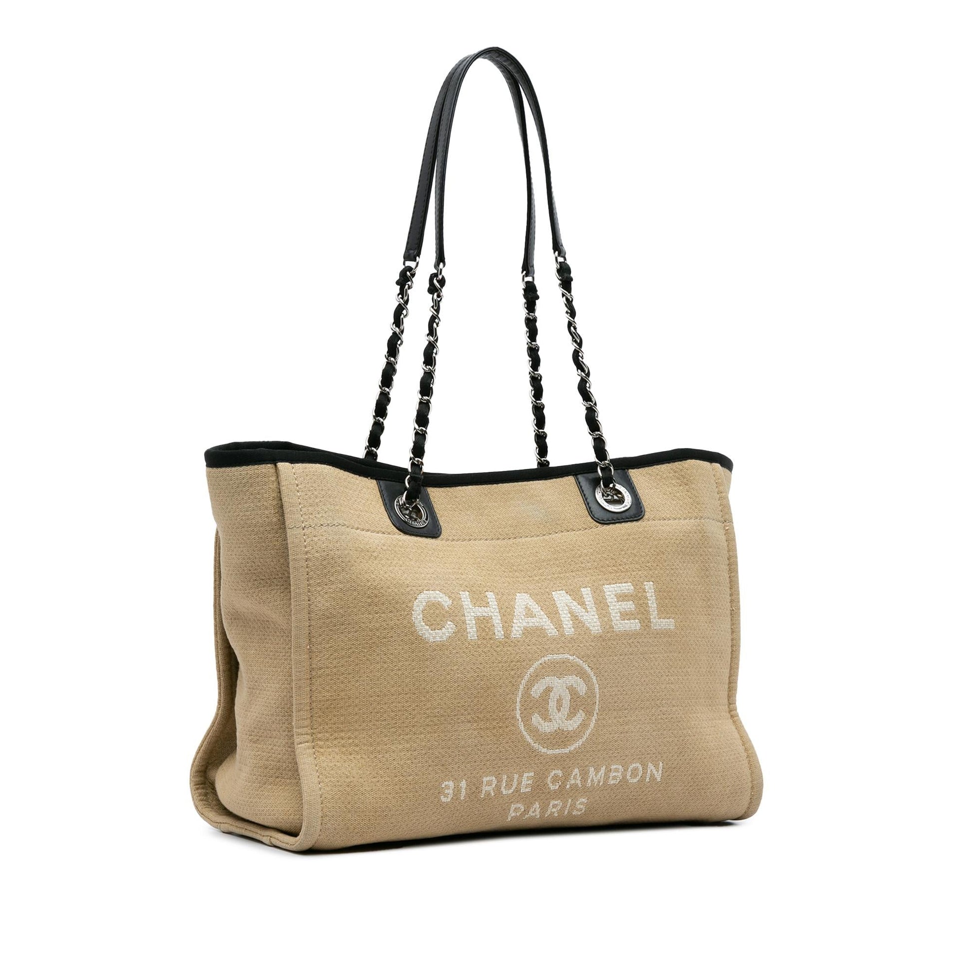 Chanel Deauville SHG-tFsBMz Small Canvas Tote Bag