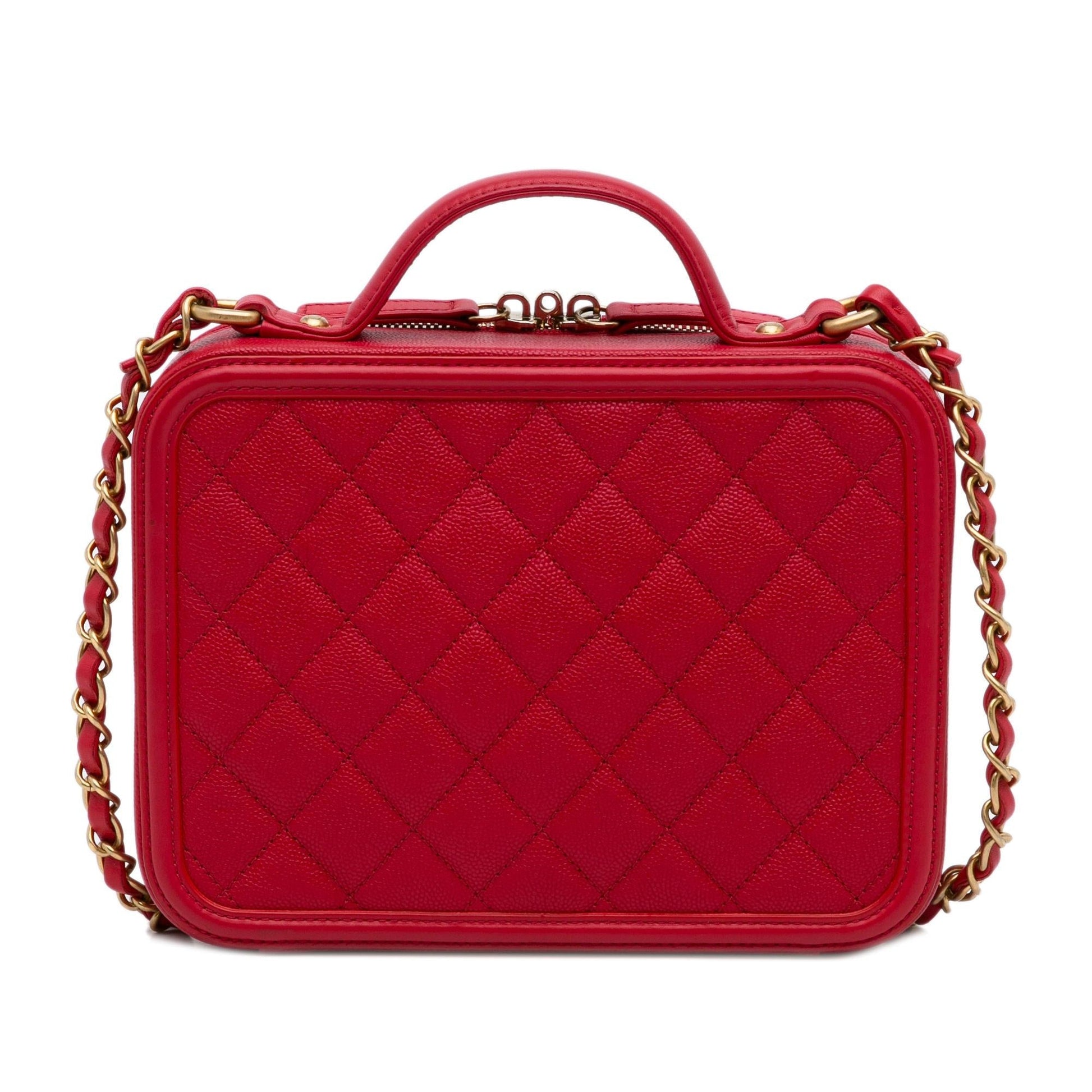 Chanel Caviar CC Filigree Vanity SHG-tNIN6s Small Handbag