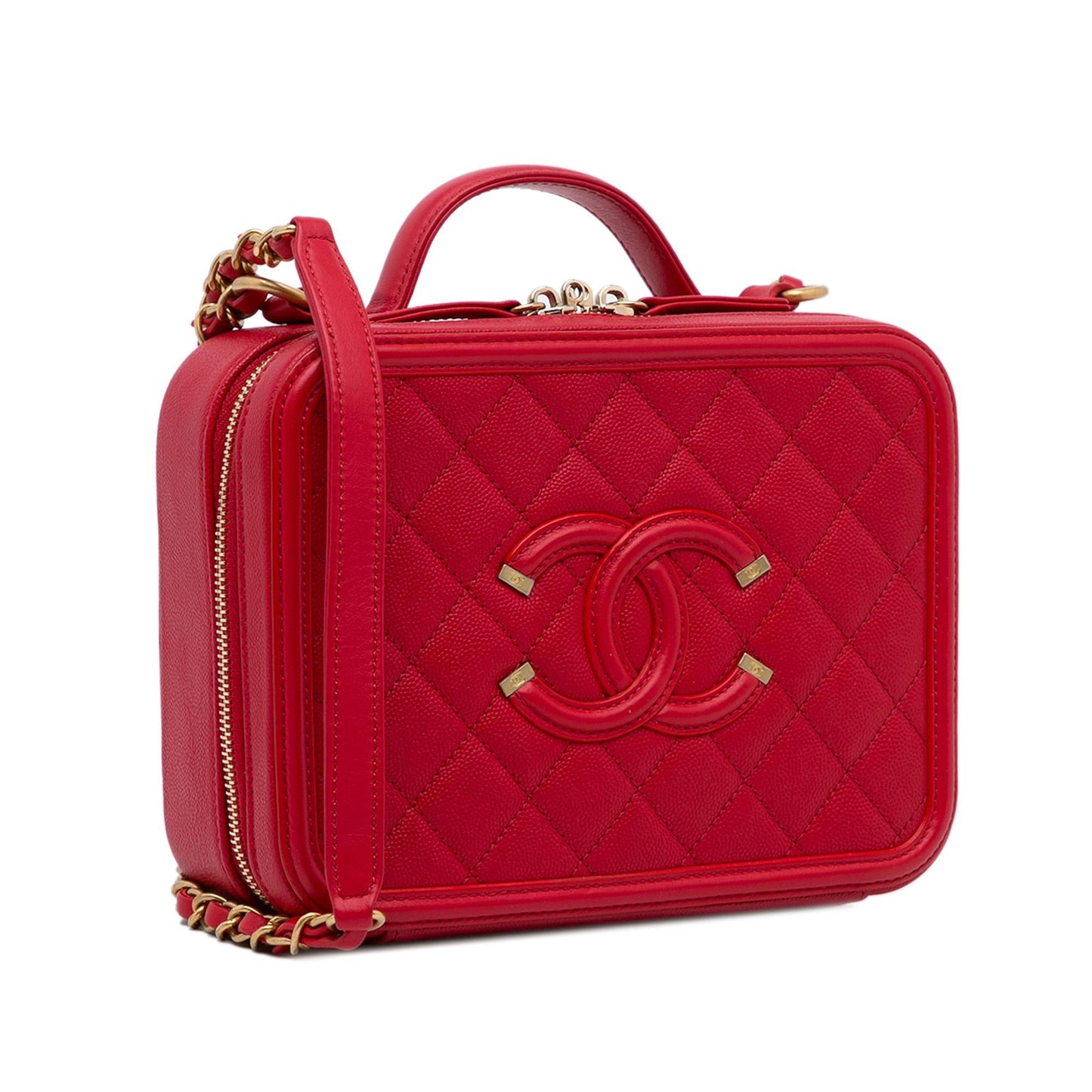 Chanel Caviar CC Filigree Vanity SHG-tNIN6s Small Handbag