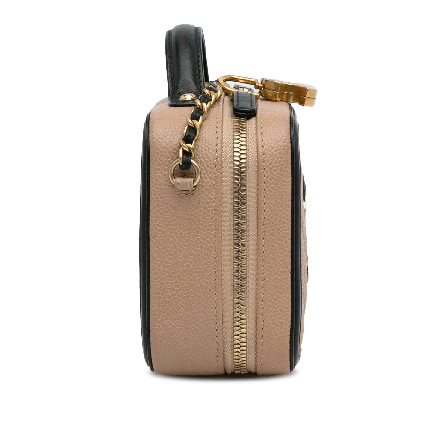 Chanel Caviar CC Filigree Vanity SHG-c7hubE Small Handbag