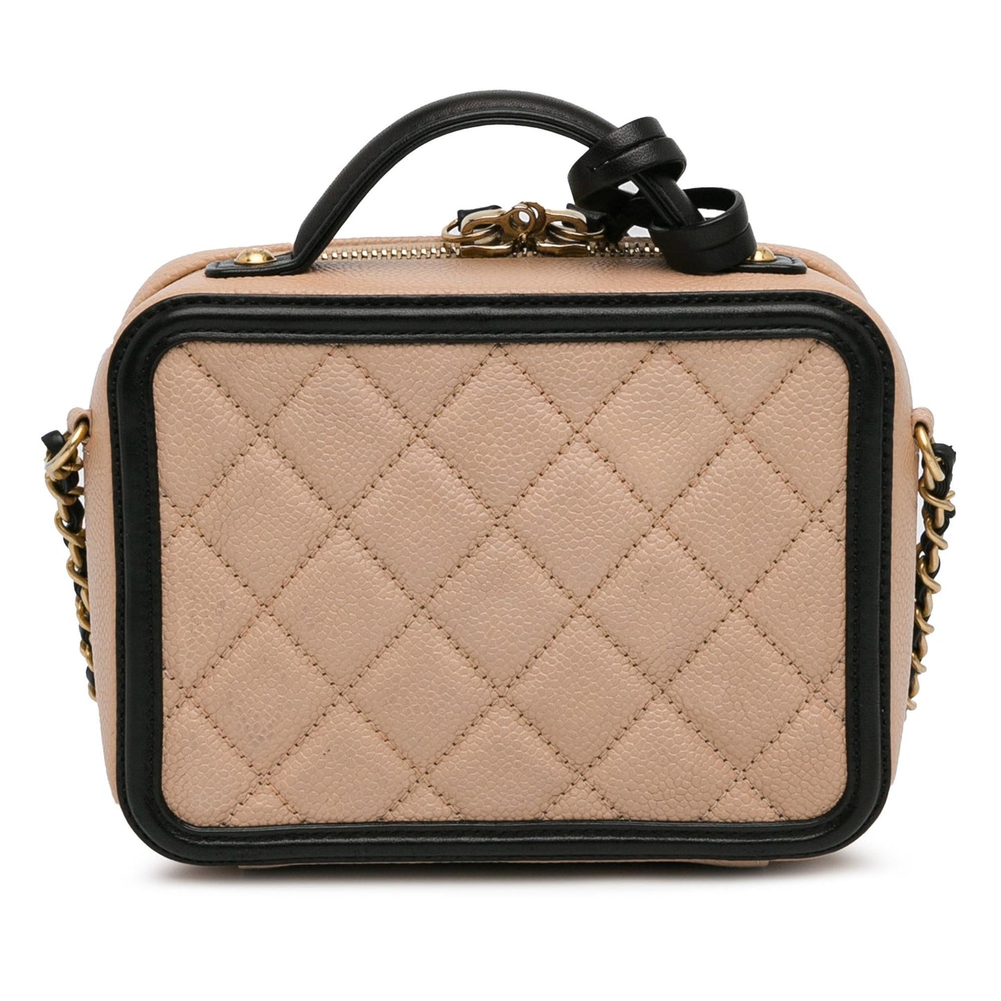 Chanel Caviar CC Filigree Vanity SHG-mliWa1 Small Handbag