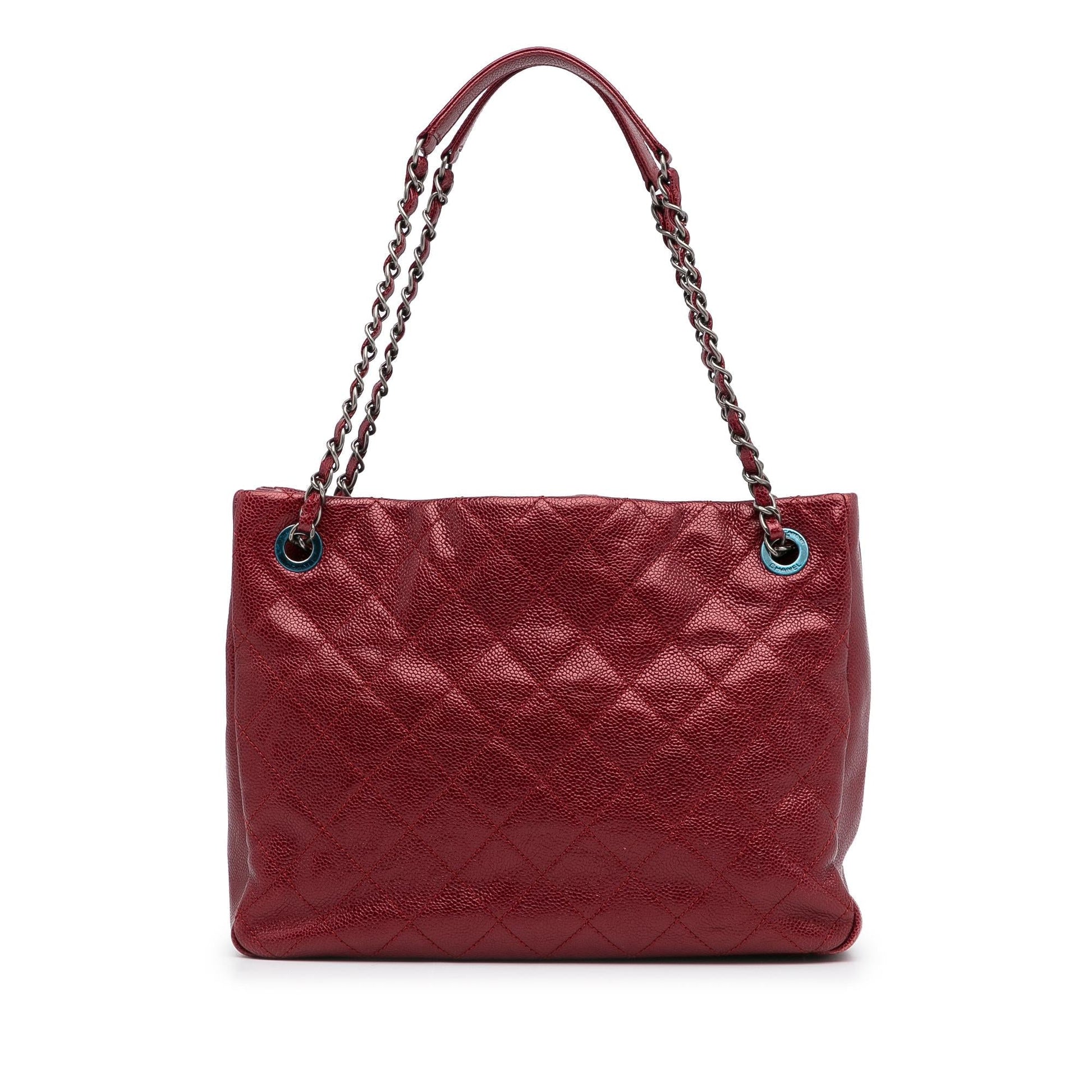 Chanel Caviar City Shopper SHG-qUUm2p Small Tote Bag