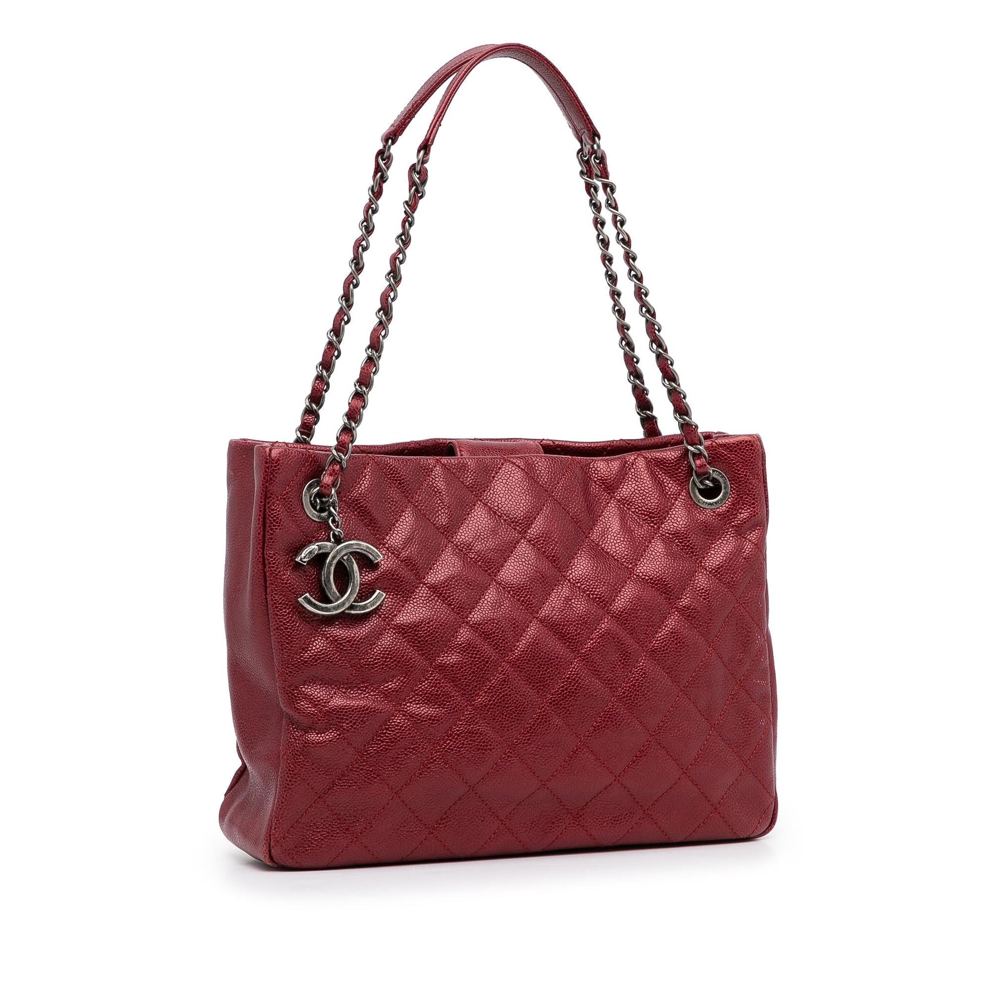 Chanel Caviar City Shopper SHG-qUUm2p Small Tote Bag