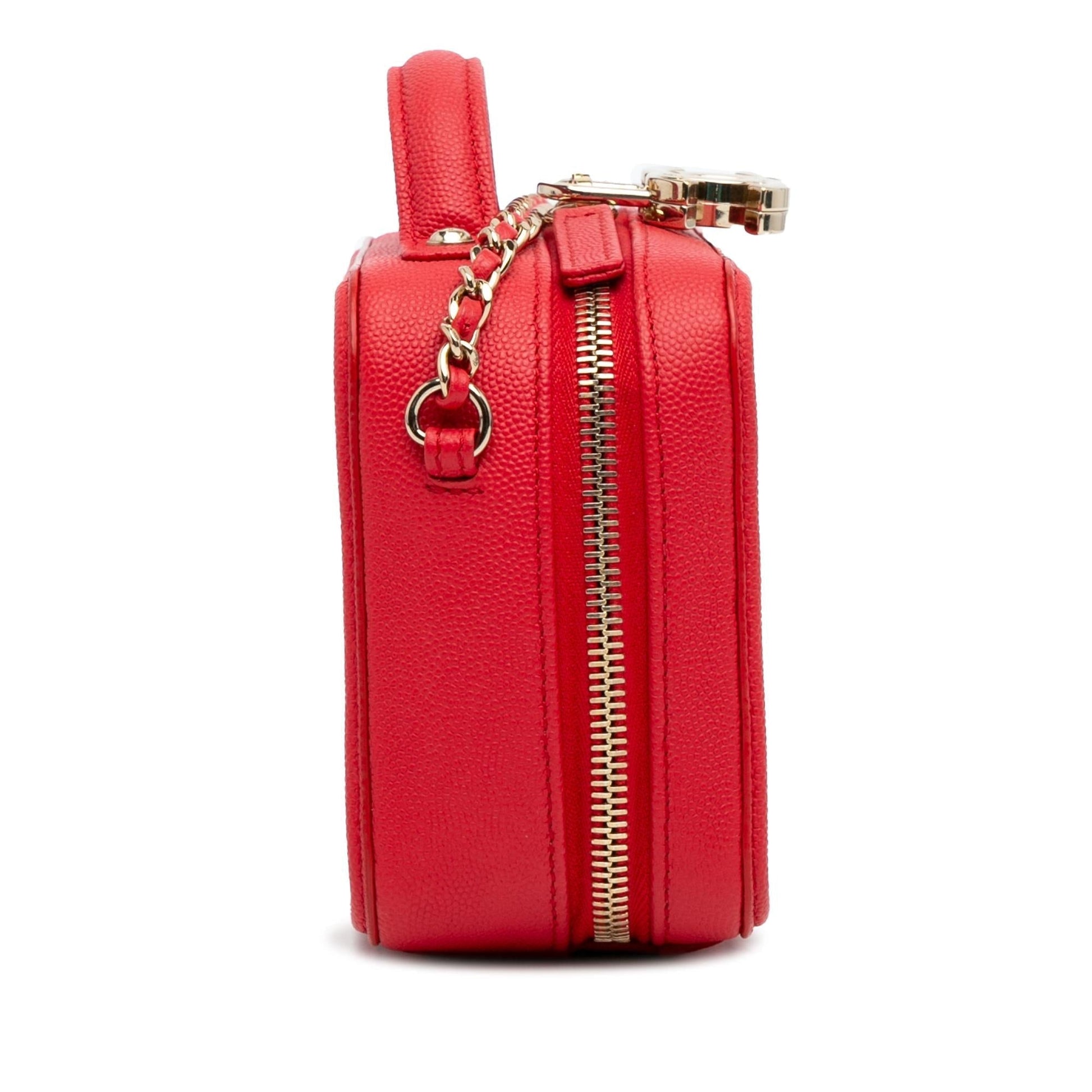 Chanel Small Caviar Filigree Vanity Case (Shg-8Sx2Za) Bag