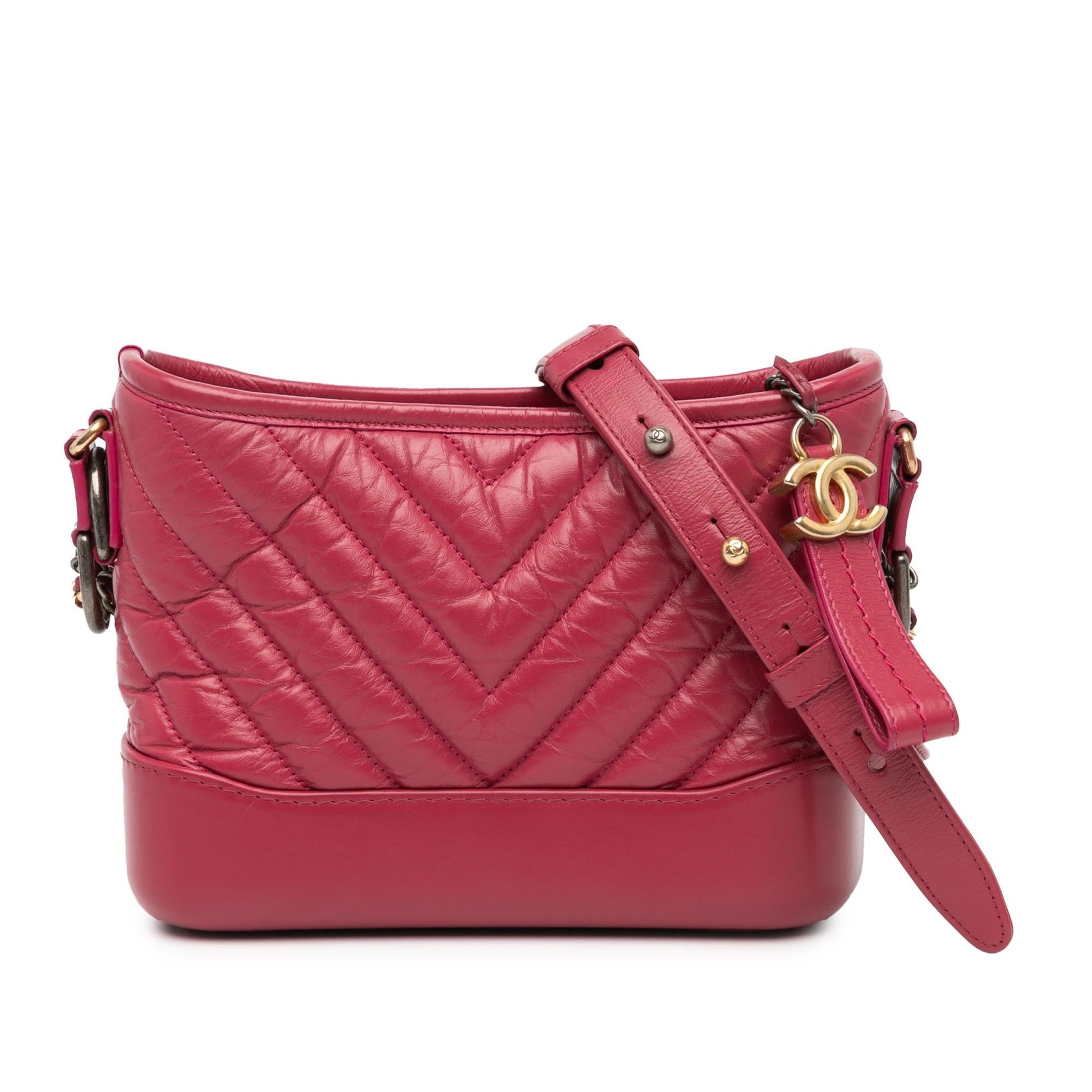 Chanel Chevron Aged Calfskin Gabrielle Small Crossbody Bag Crossbody 1