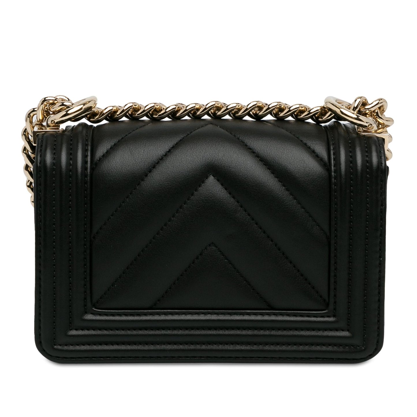 Chanel Chevron Boy Flap SHG-PGXrMi Small Handbag