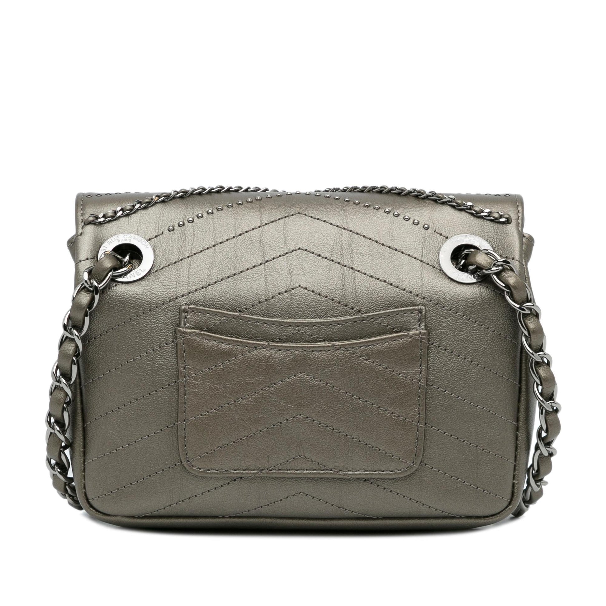 Chanel Chevron Data Center Envelope Flap Small Shoulder Bag Bag 1