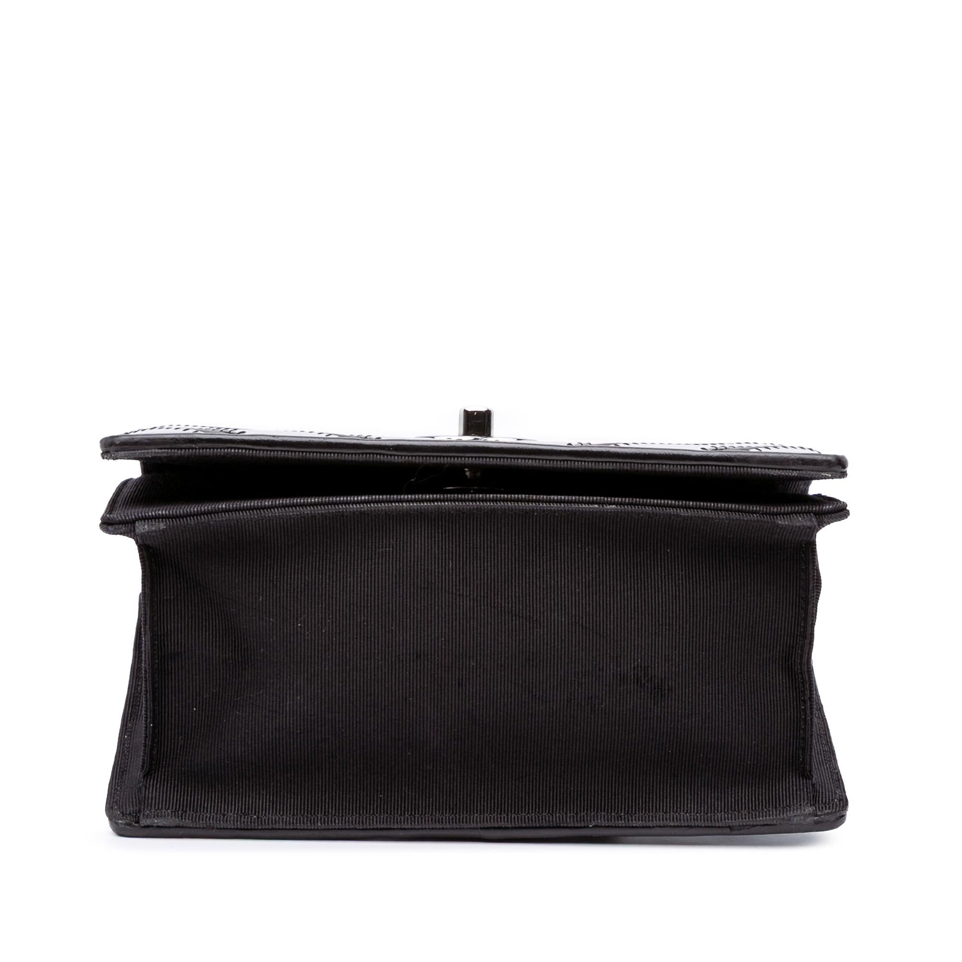 Chanel Chevron Lambskin Couture Flap Small Handbag