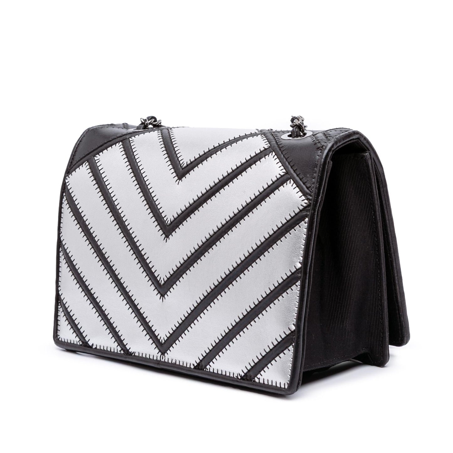 Chanel Chevron Lambskin Couture Flap Small Handbag