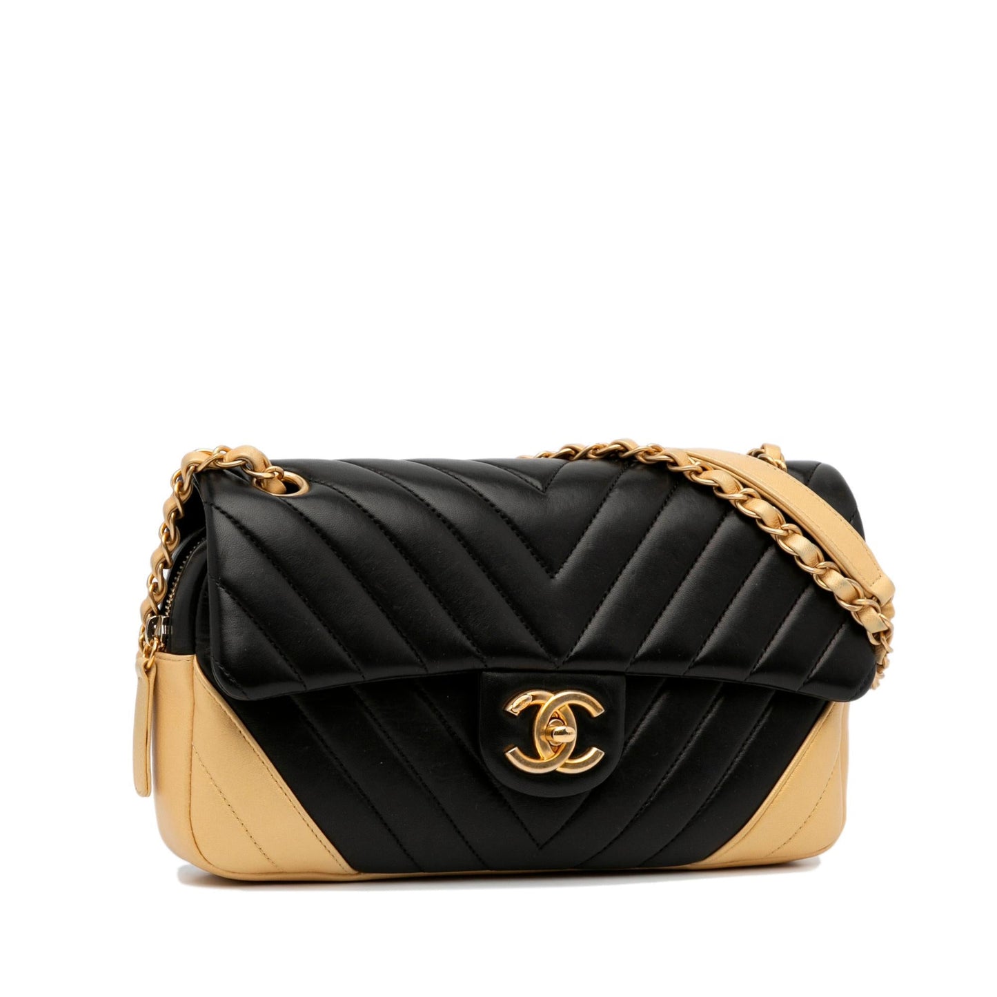Chanel Chevron Lambskin Single Flap SHG-P98Q6l Small Handbag