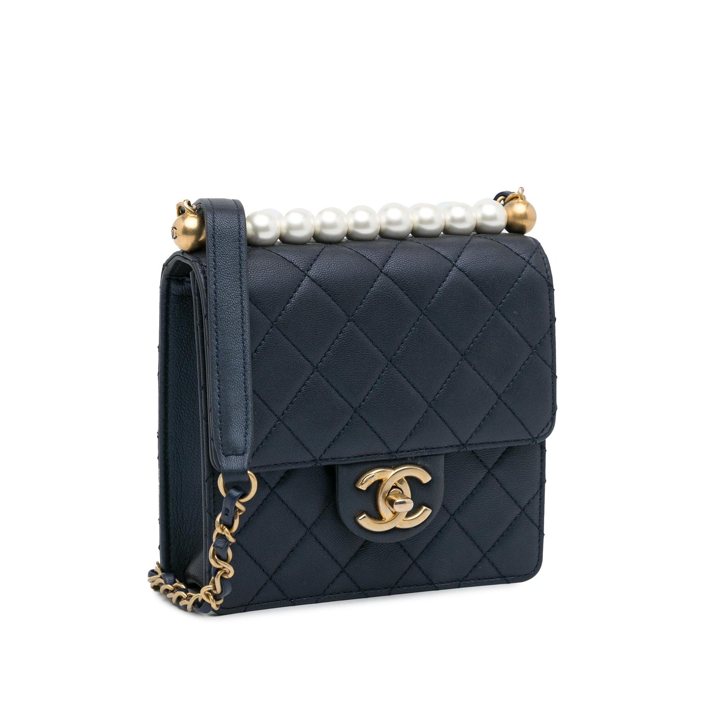 Chanel Chic Pearls Flap SHG-BMZQ5h Small Shoulder Bag