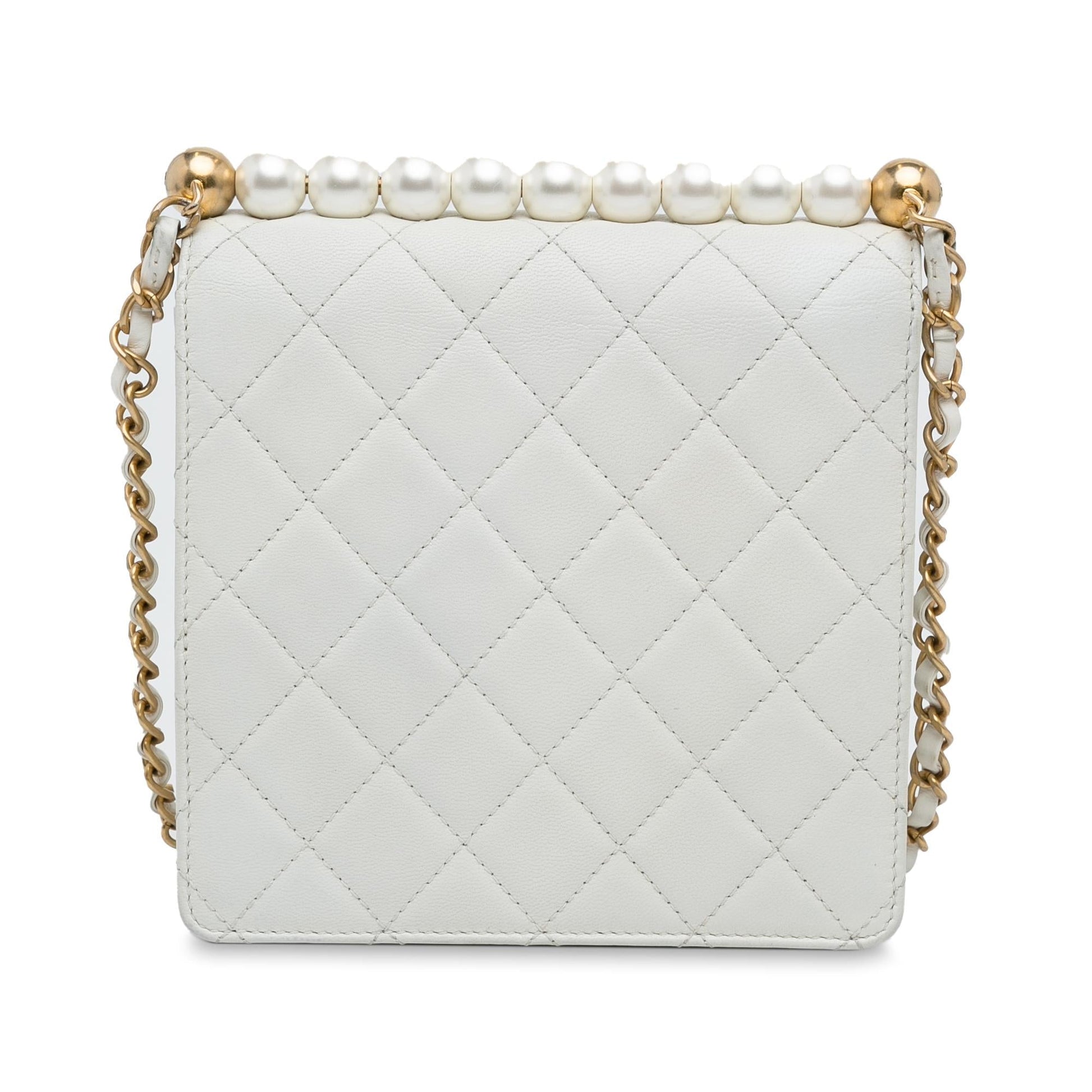 Chanel Chic Pearls Flap SHG-Uc61Ld Small Shoulder Bag