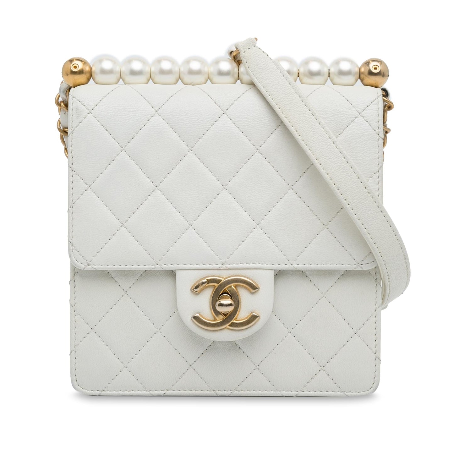 Chanel Chic Pearls Flap SHG-Uc61Ld Small Shoulder Bag