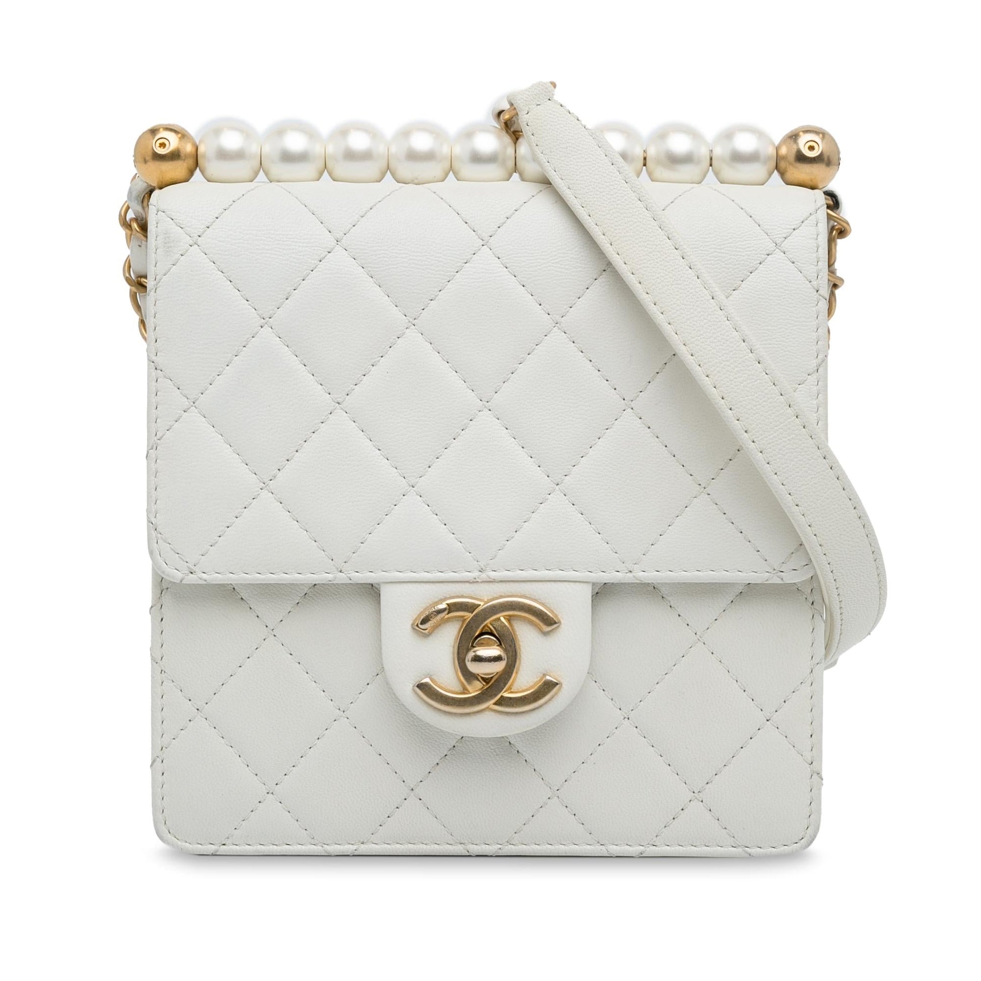 Chanel Chic Pearls Flap SHG-Uc61Ld Small Shoulder Bag