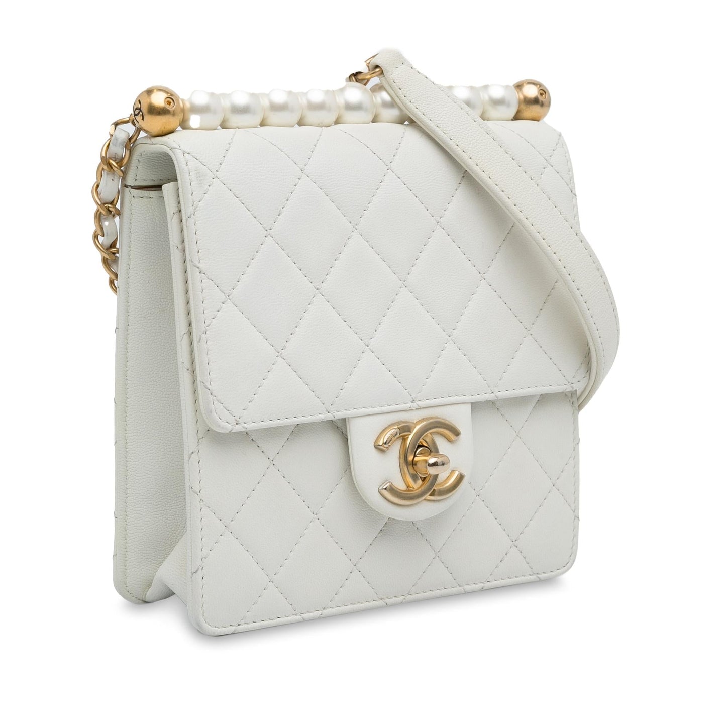 Chanel Chic Pearls Flap SHG-Uc61Ld Small Shoulder Bag