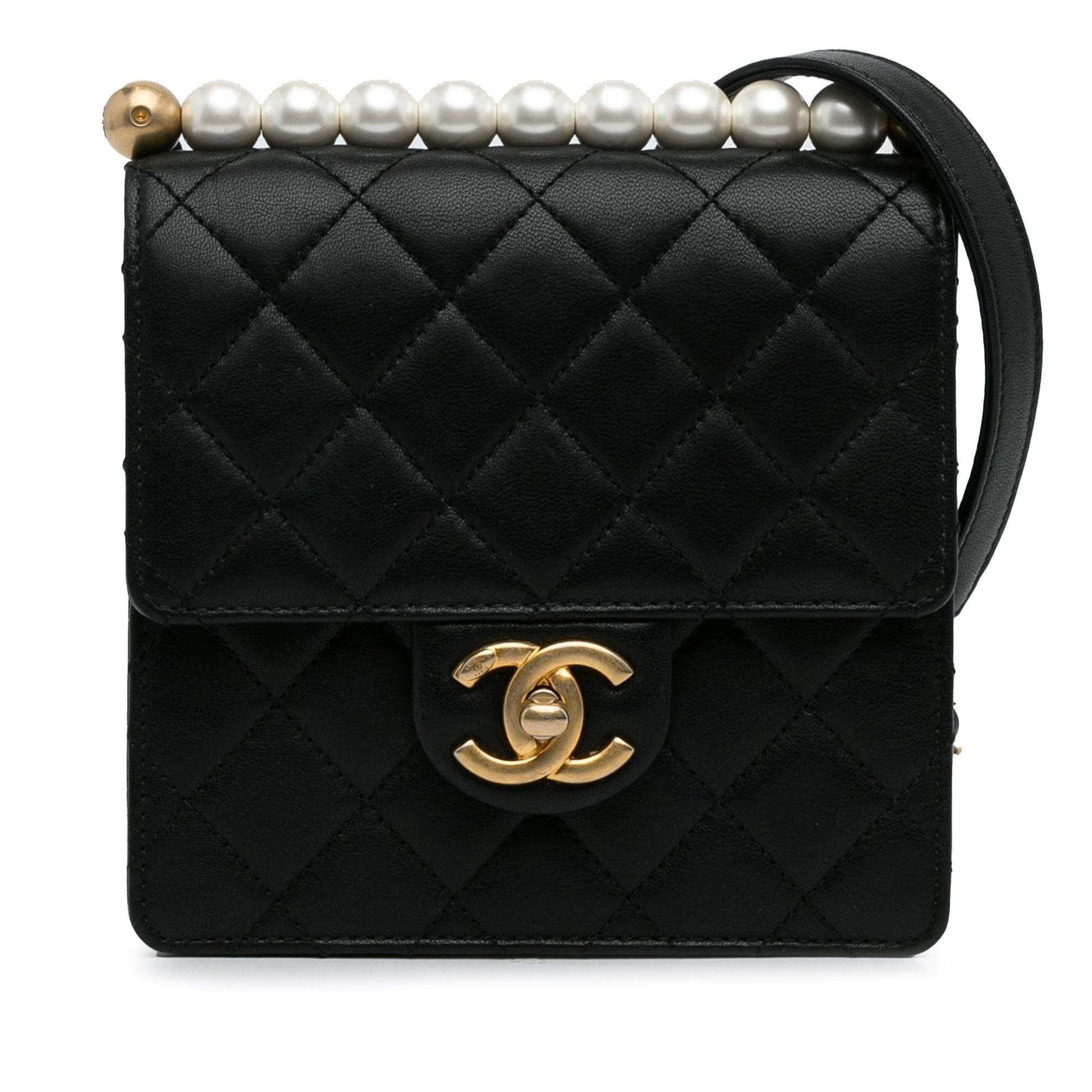 Chanel Small Chic Pearls Flap (Shg-Iwzwmr) Bag