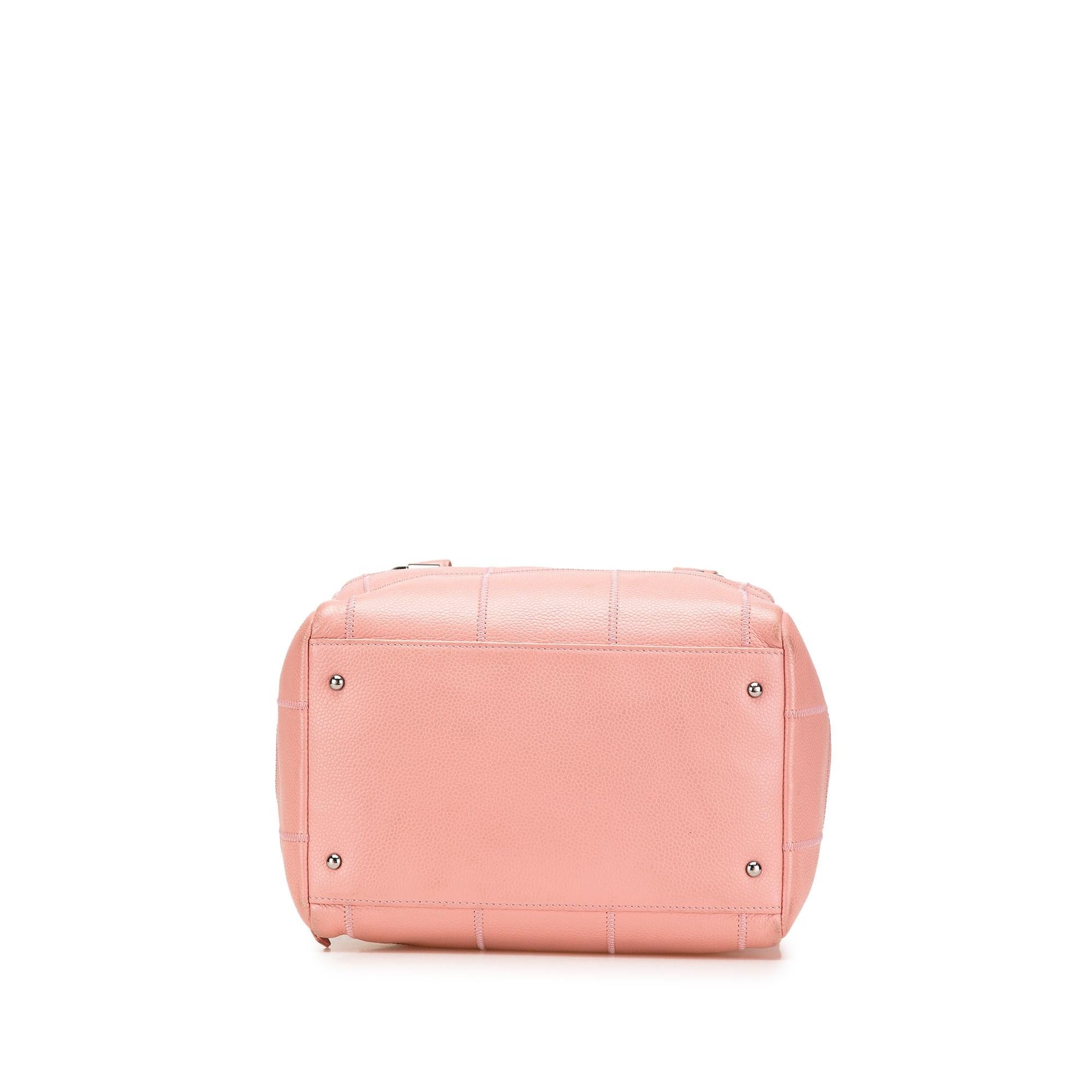 Chanel Choco Bar Caviar Small Shoulder Bag
