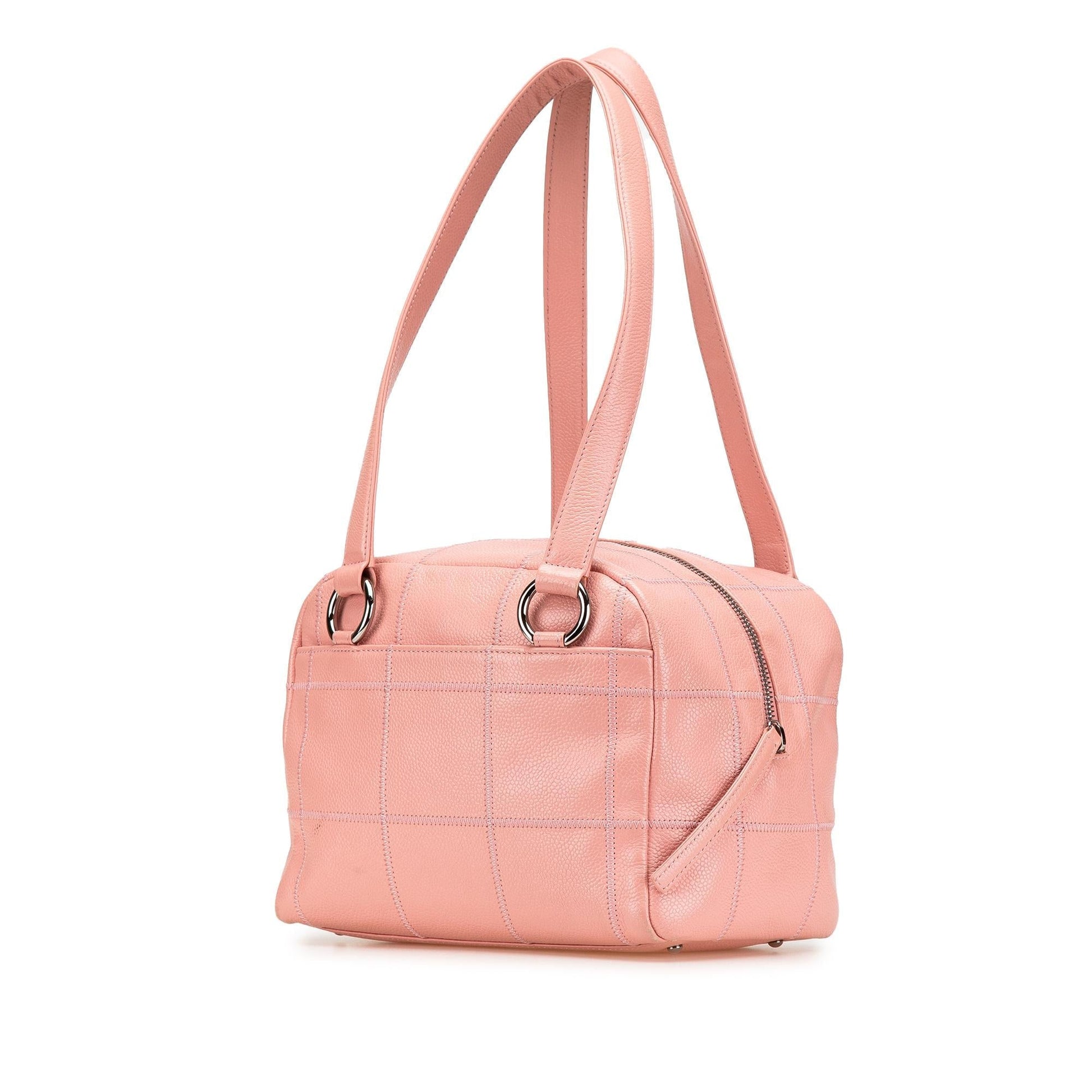 Chanel Choco Bar Caviar Small Shoulder Bag