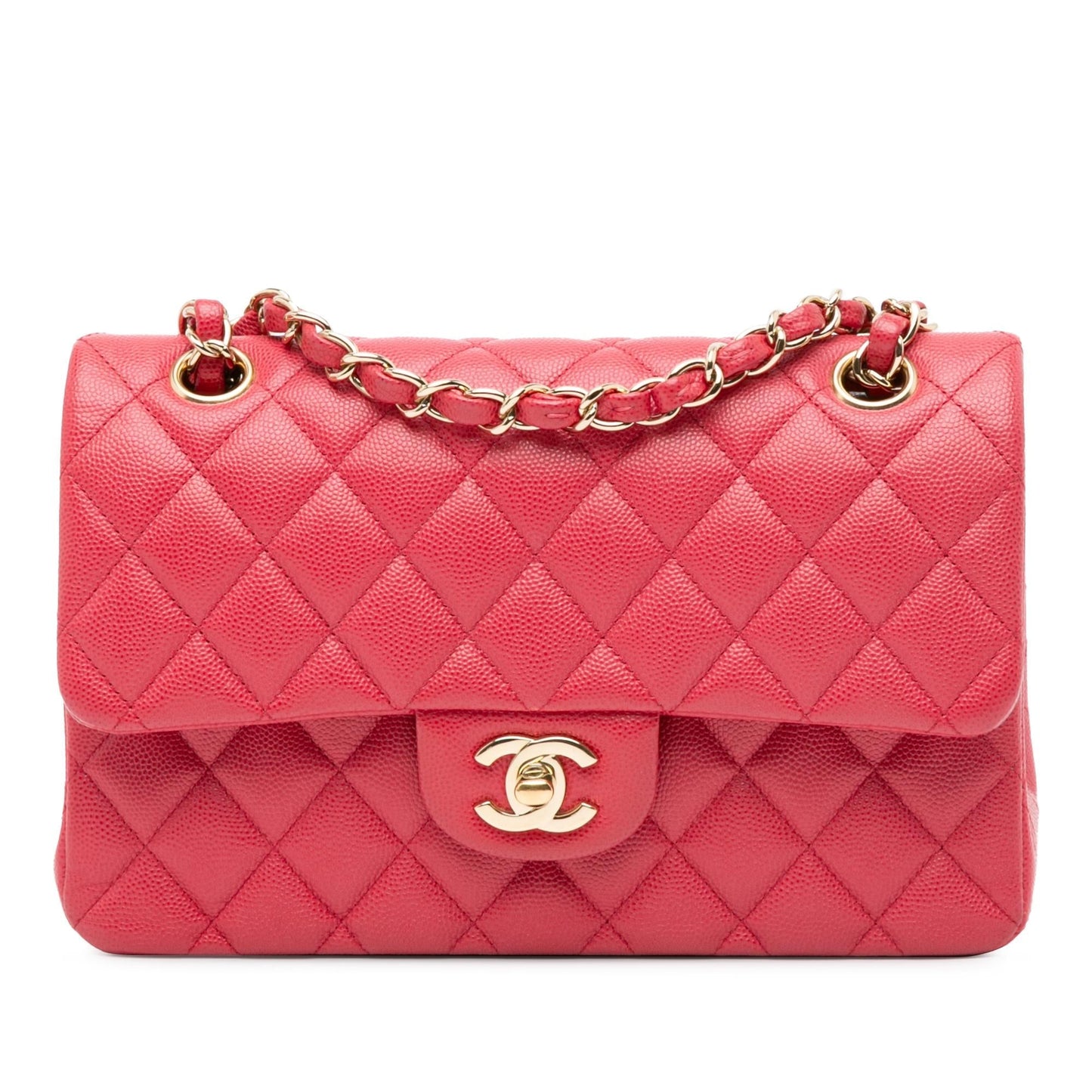 Chanel Classic Caviar Double Flap SHG-hPxEIt Small Handbag