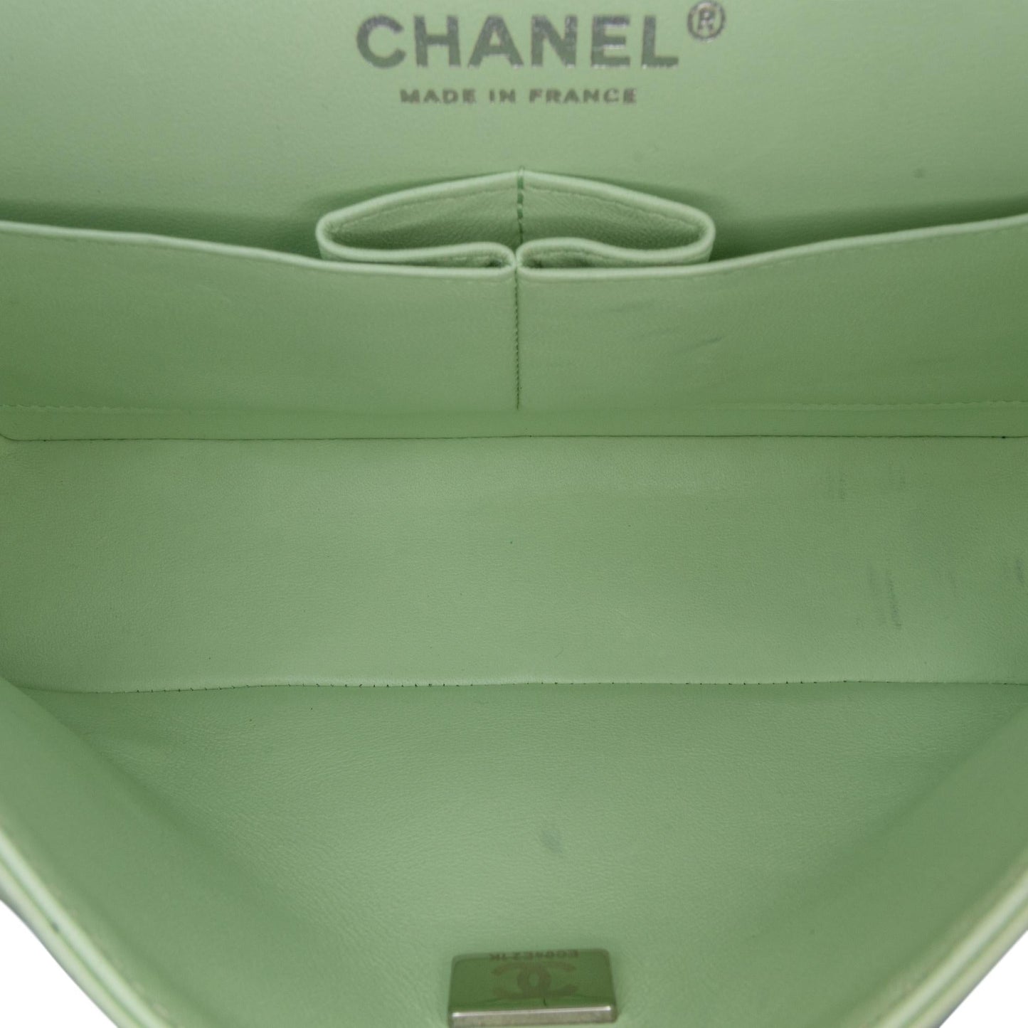 Chanel Small Classic Chevron Lambskin Double Flap Handbag