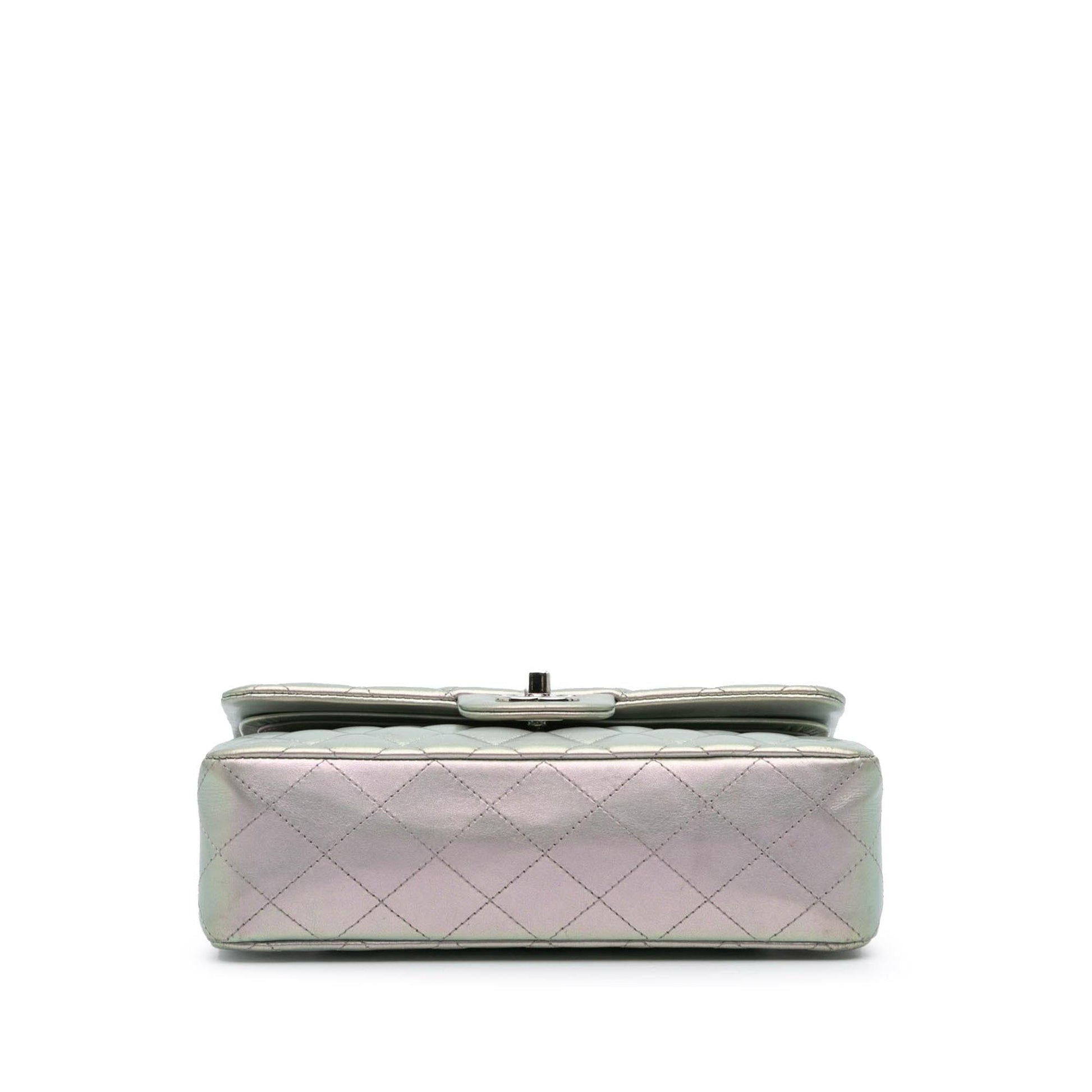 Chanel Classic Iridescent Lambskin Double Flap Small Handbag