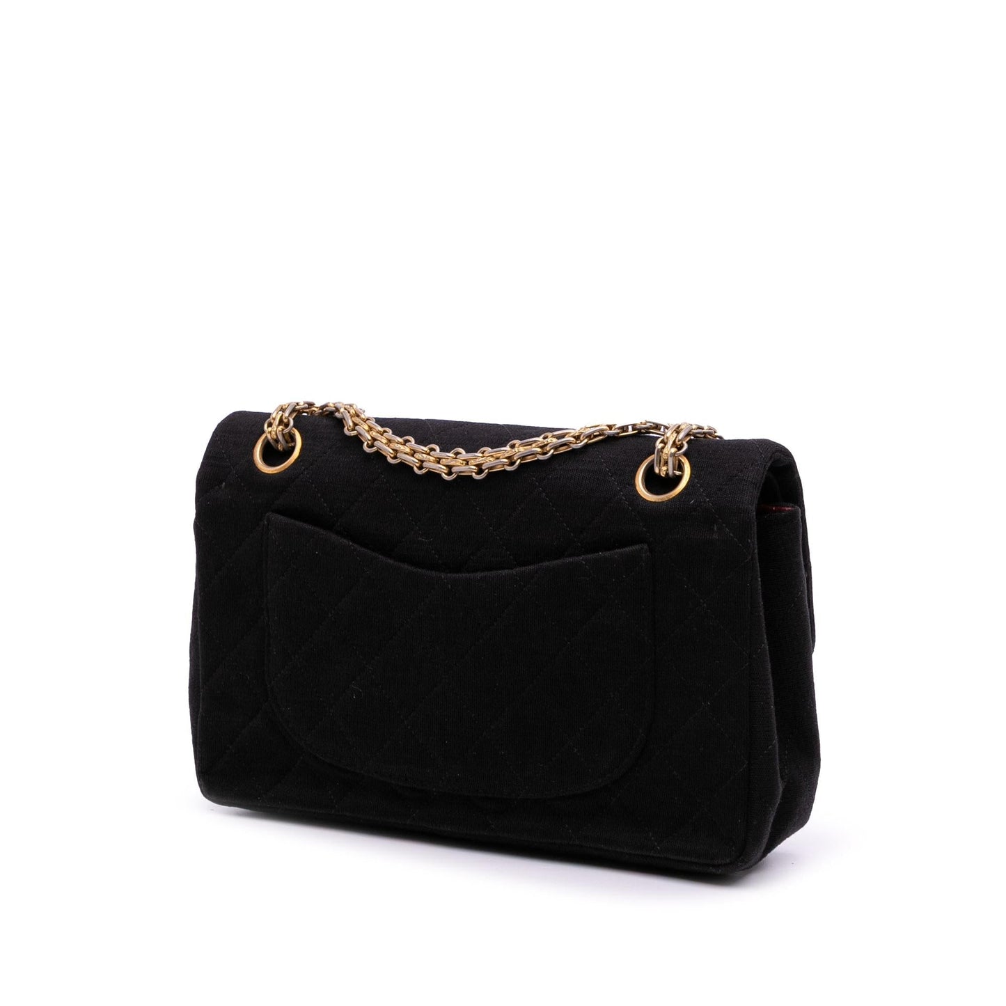 Chanel Classic Jersey Double Flap Small Handbag
