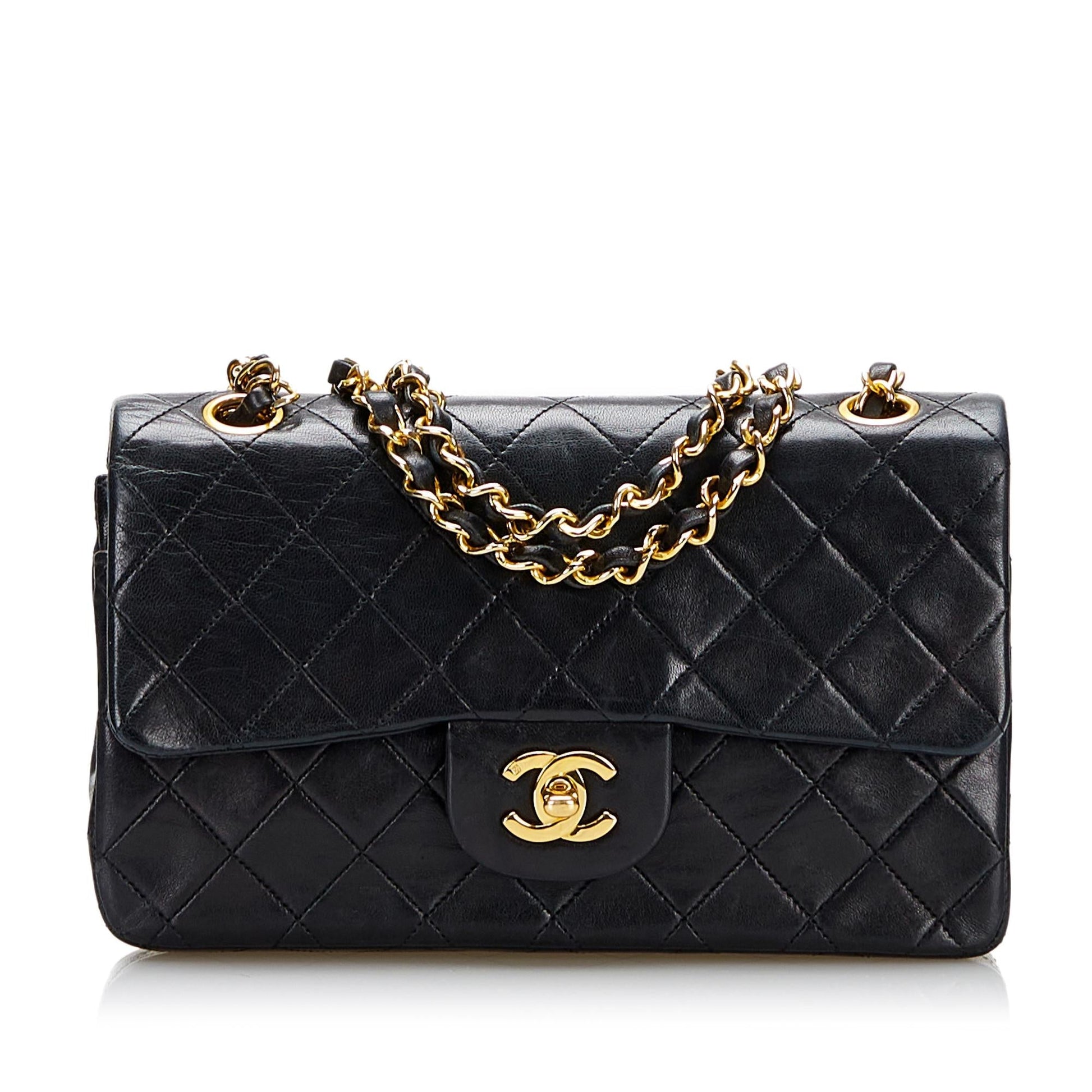 Chanel Classic Lambskin Double Flap SHG-JyubY0 Small Shoulder Bag