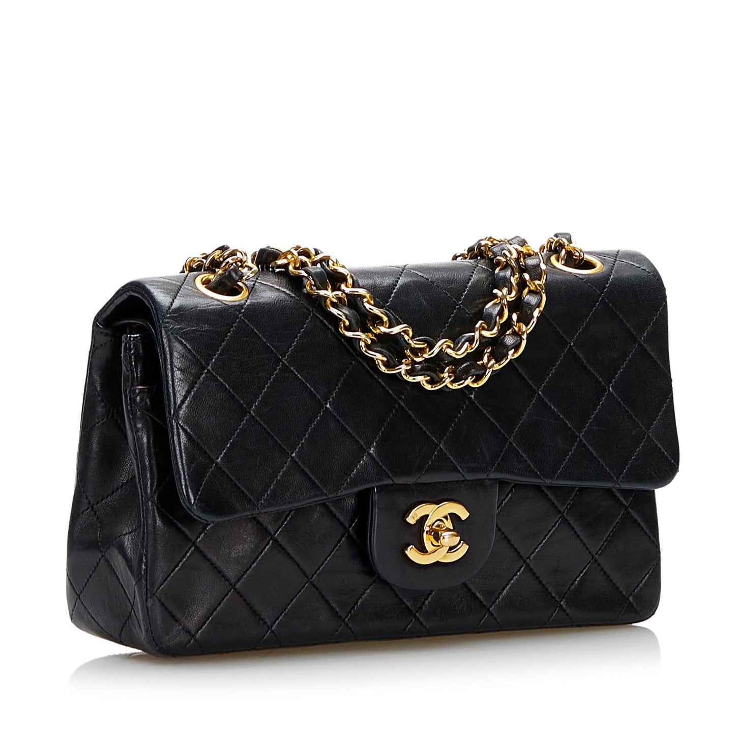 Chanel Classic Lambskin Double Flap SHG-JyubY0 Small Shoulder Bag