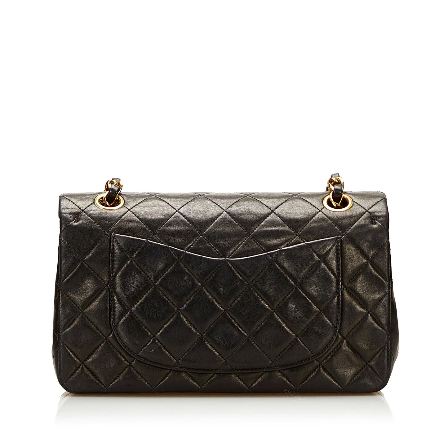 Chanel Classic Lambskin Double Flap SHG Small Handbag